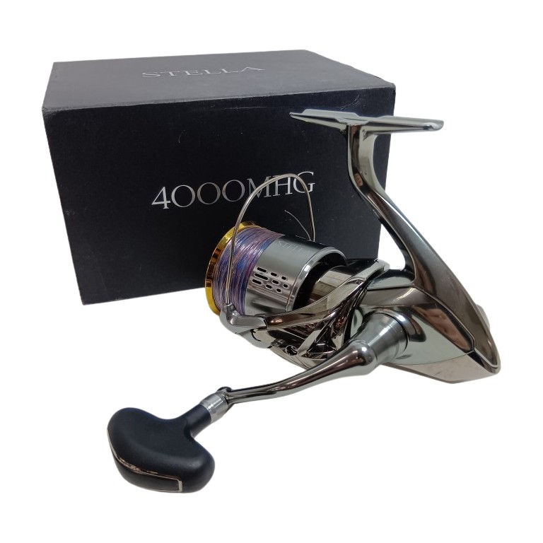 【中古】SHIMANO シマノ 03810 釣り用品 リール スピニングリール 18ステラ 4000MHG キズ有 程度B 箱付 スプールエッジ,全体的に傷あり Bランク 33,963円
