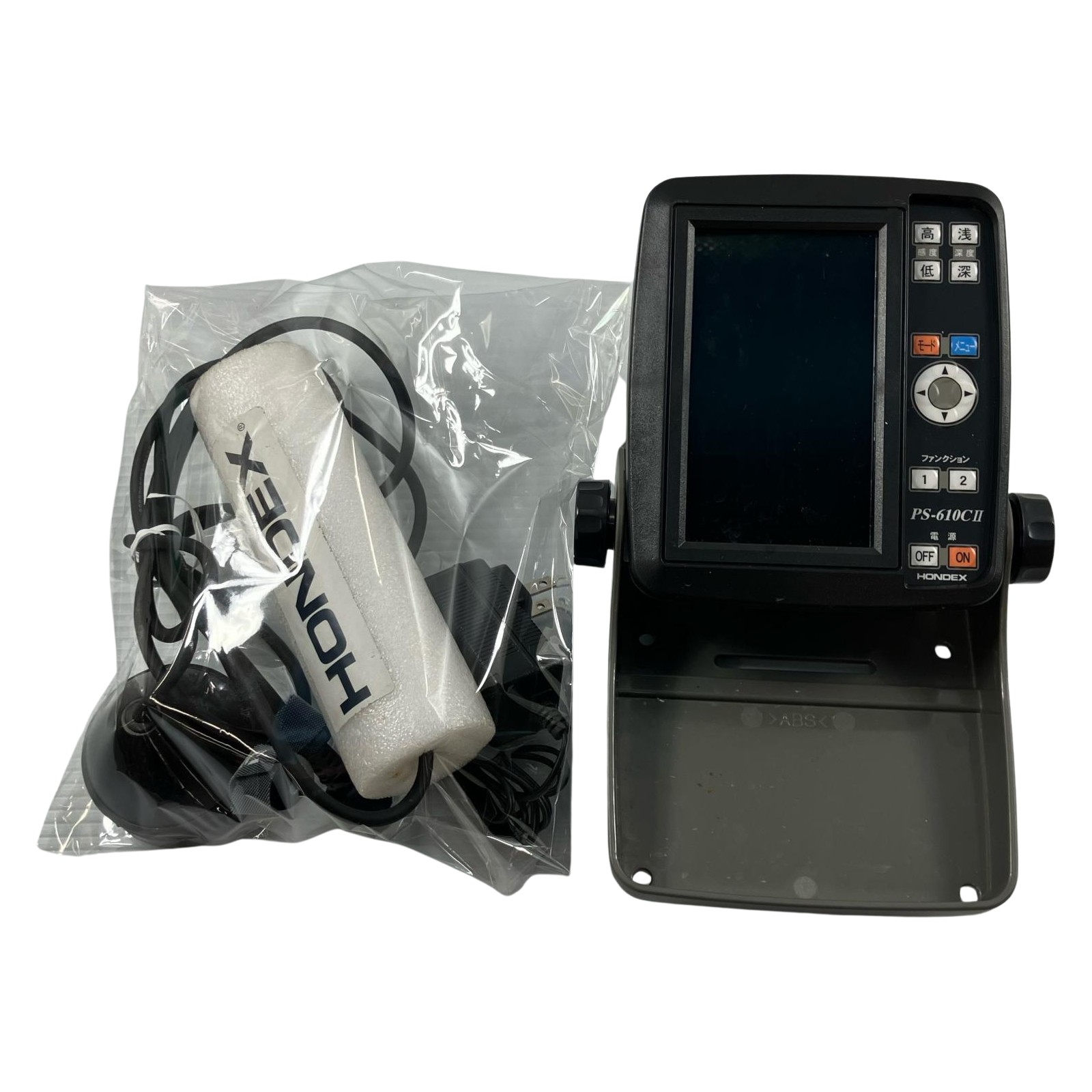 σσ【中古】HONDEX  魚群さがし当てる機 BMO蓄電池/TD08 なおなお書き-610C2 B価値づける