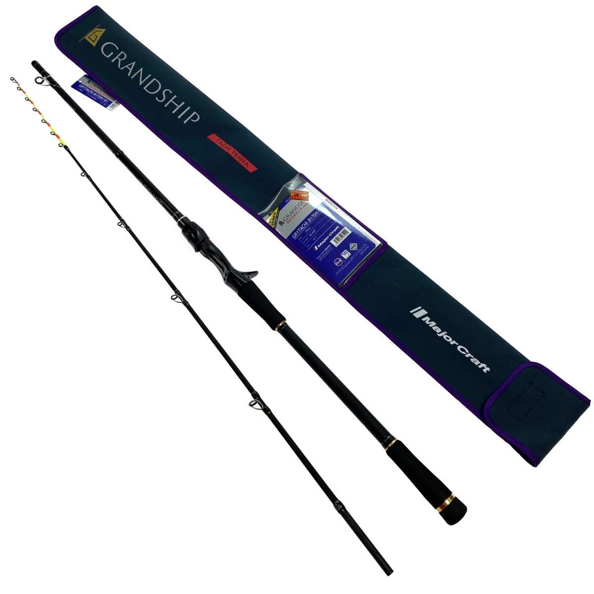 ##【中古】MajorCraft メジャークラフト グランシップ 1G GR1TACHI-B170H/91 タチウオテンヤ ベイト･2ピース Aランク