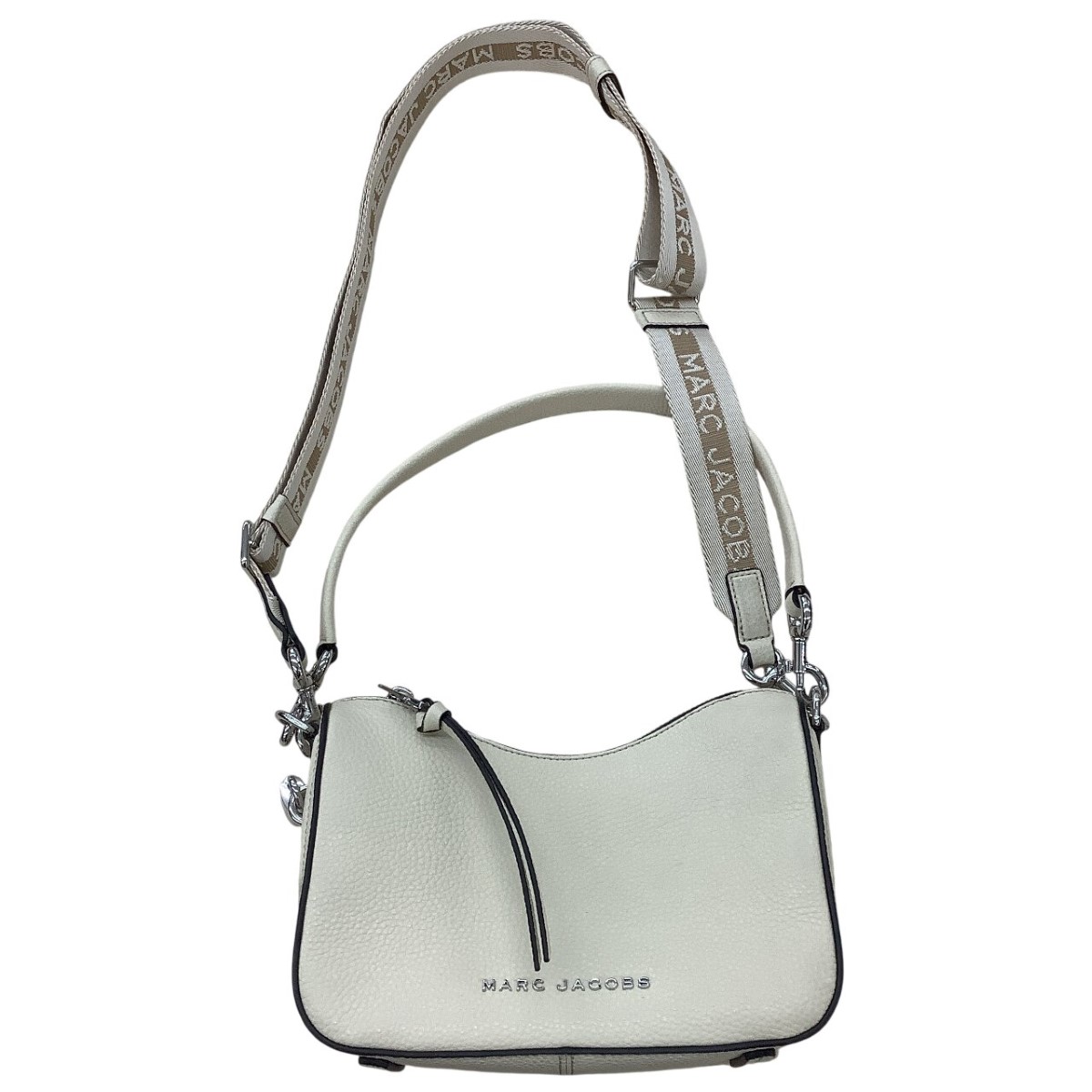 【中古】MARC JACOBS マークジェイコブス レディース ショルダーバッグ ハンドバッグ 4P4HSH011H01 アイボリー Bランク
