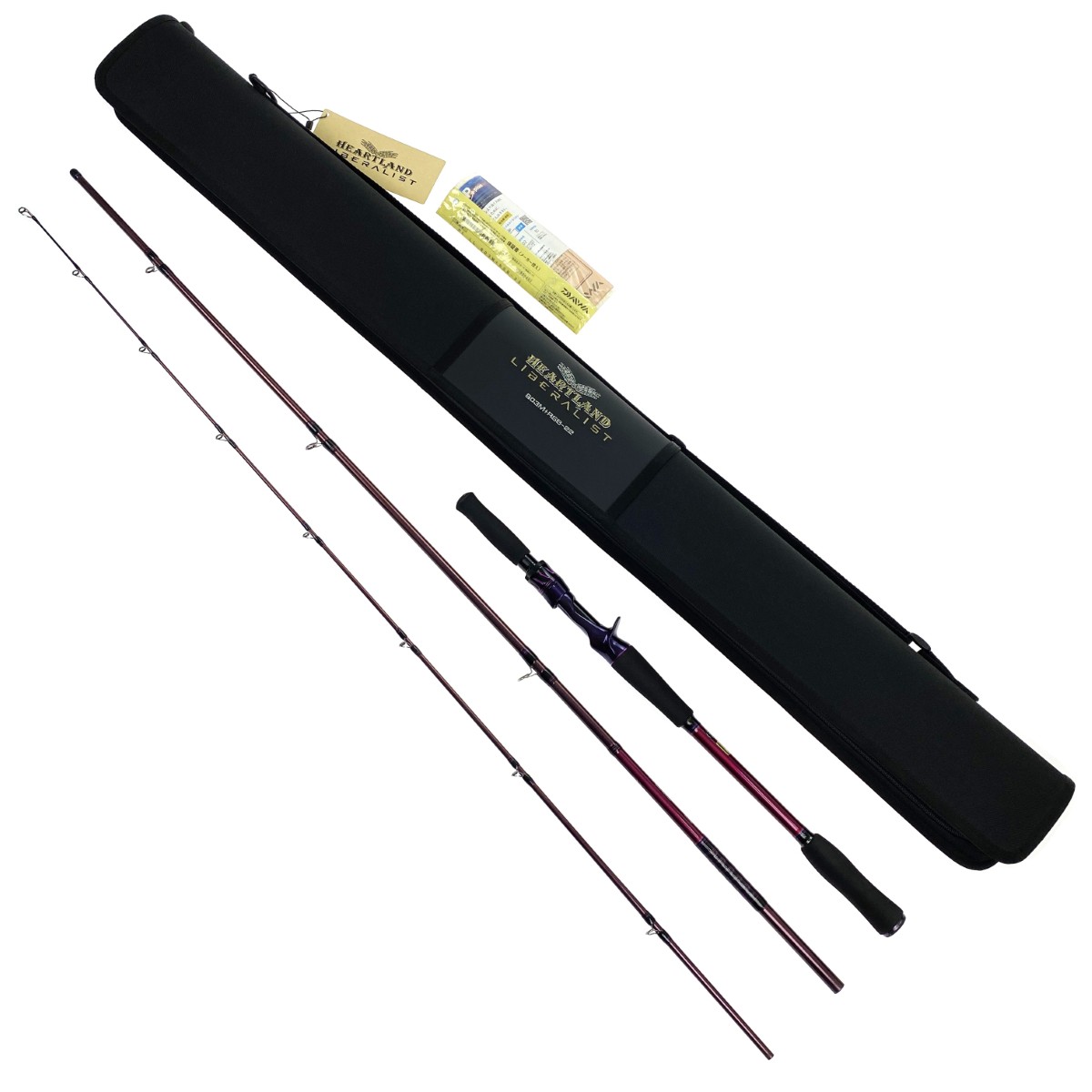 ##【中古】DAIWA ダイワ ハートランド リベラリスト 803M+RSB-22 05806401 ベイト･3ピース Bランク