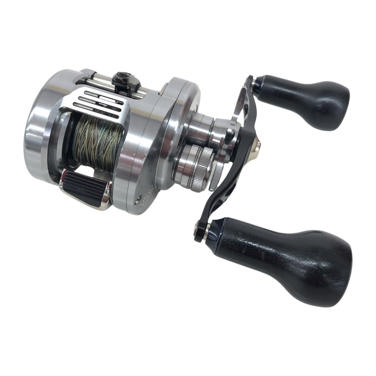 【エントリーポイント10倍｜7/19 20:00-7/26 1:59】【送料無料】【中古】SHIMANO シマノ 20カルカッタコンクエストDC 100HG(カスタムハンドル） 04085 本体のみ Bランク｜リサイクルビッグバン店