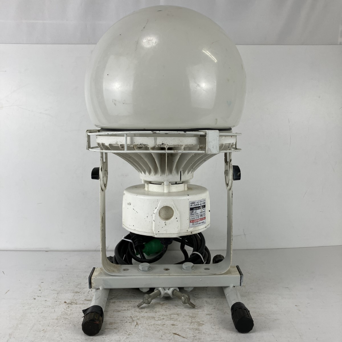 ЗЗ【中古】NICHIDO 日動加工 (2) 100v 10800Lm LEDともし火 レコード盤どんぶり鉢 L100W-AB-50K 白いこと C序列付ける