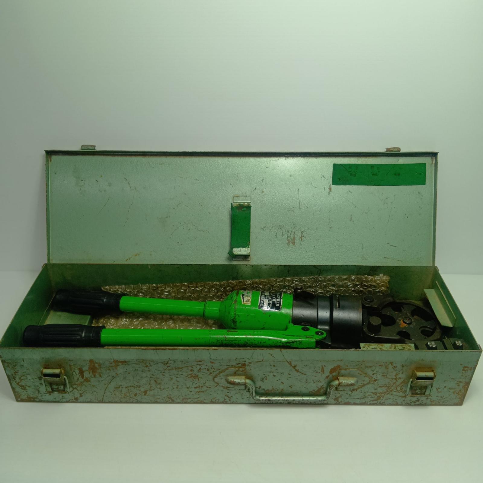 【中古】サボテン精機 油圧式圧着物の具 S-150D C位置づける