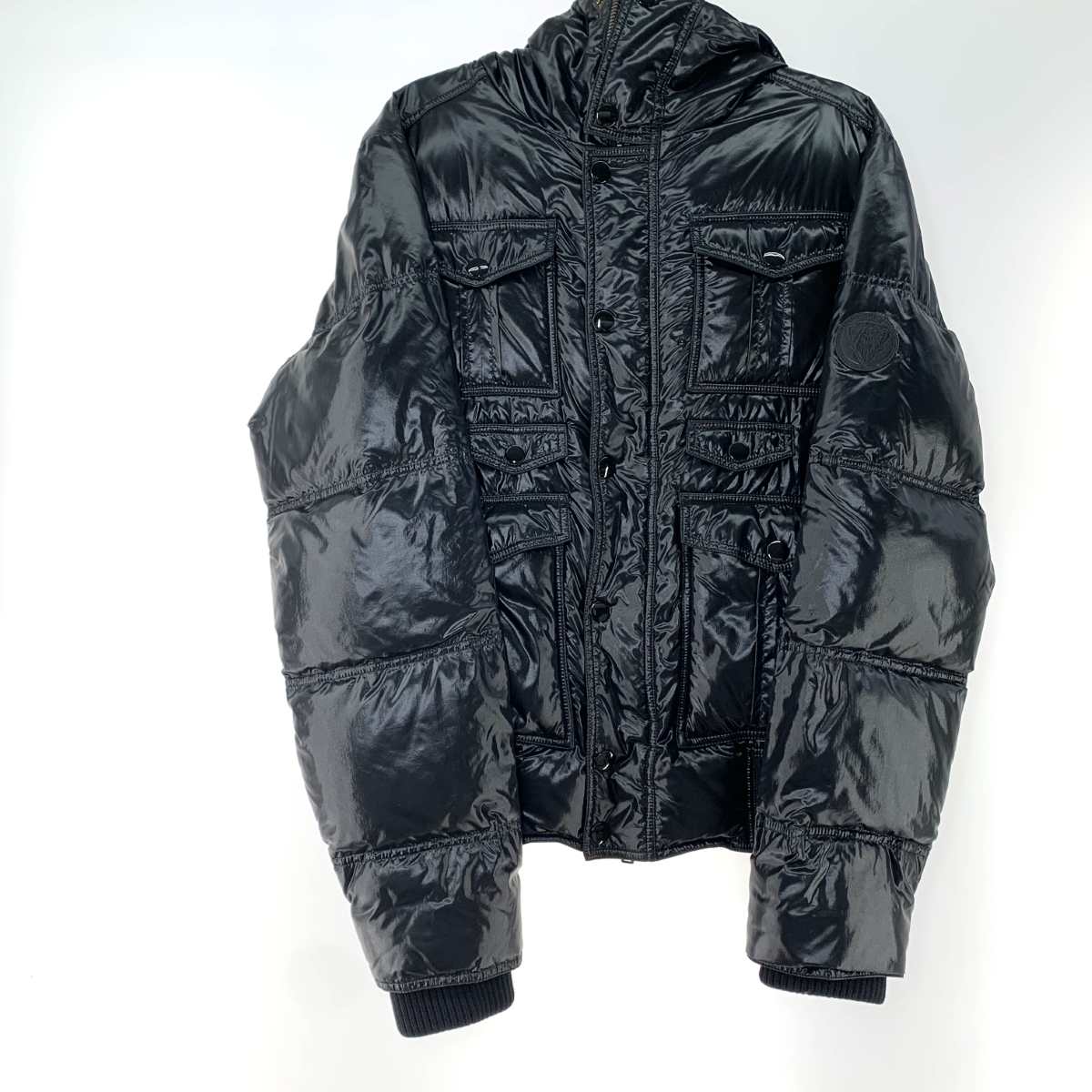 ●●【中古】GUCCI グッチ ダウンジャケット SIZE 48 200610 Z4063 ブラック Bランク