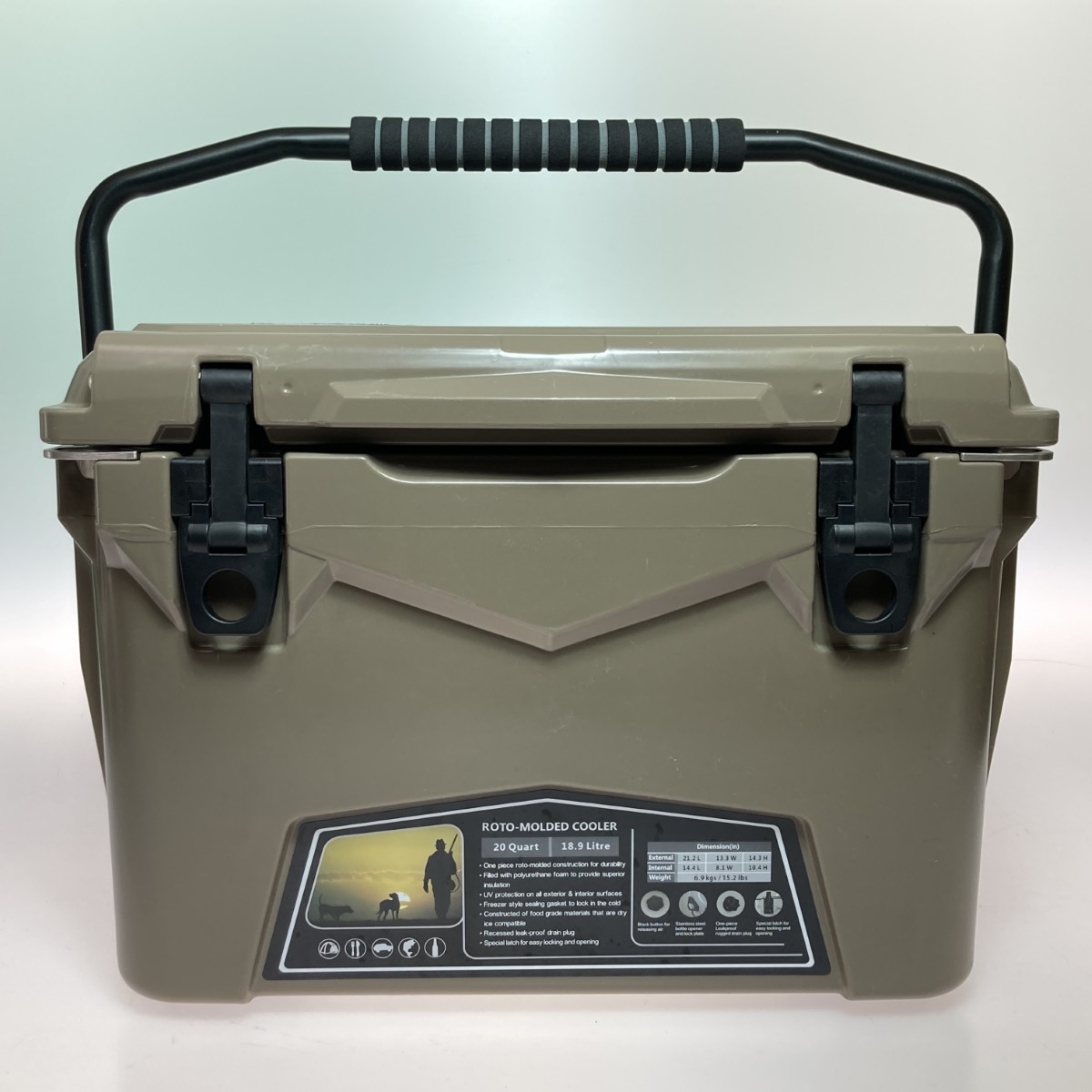 【エントリーポイント10倍｜7/19 20:00-7/26 1:59】【送料無料】【中古】 DVERG ROTO-MOLDED COOLER アイスランドクーラーボックス 20QT Cランク｜リサイクルビッグバン店