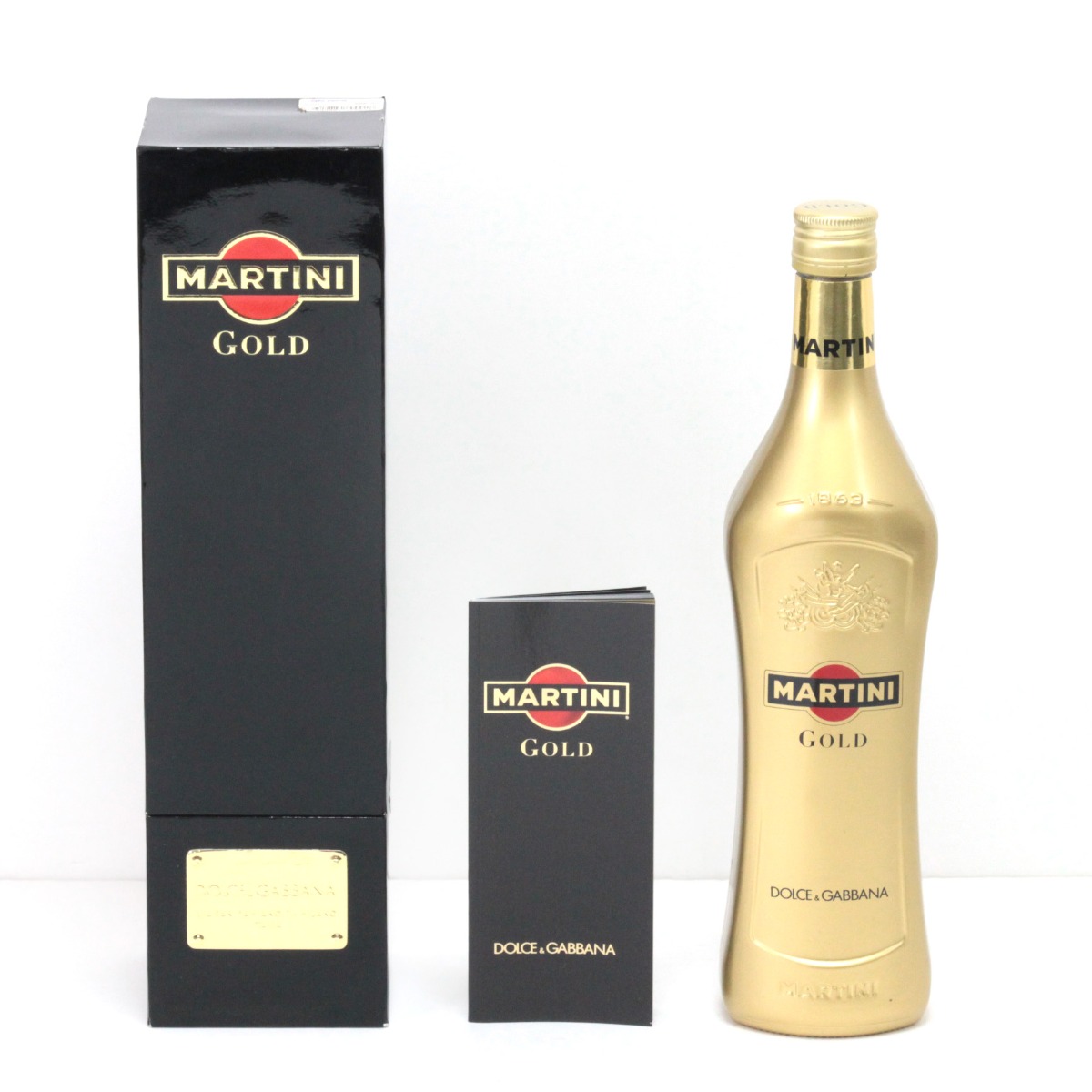 【中古】MARTINI ヴェルモット GOLD DOLCE&GABBANA コラボ 750ml 17度 箱付 Sランク 未開栓