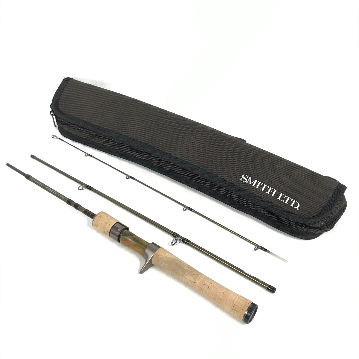 【中古】SMITH LTD スミス(釣具) トラウティンスピンマルチユース ケース付 釣り用品 ロッド ルアーロッド TRMK-C423L Bランク