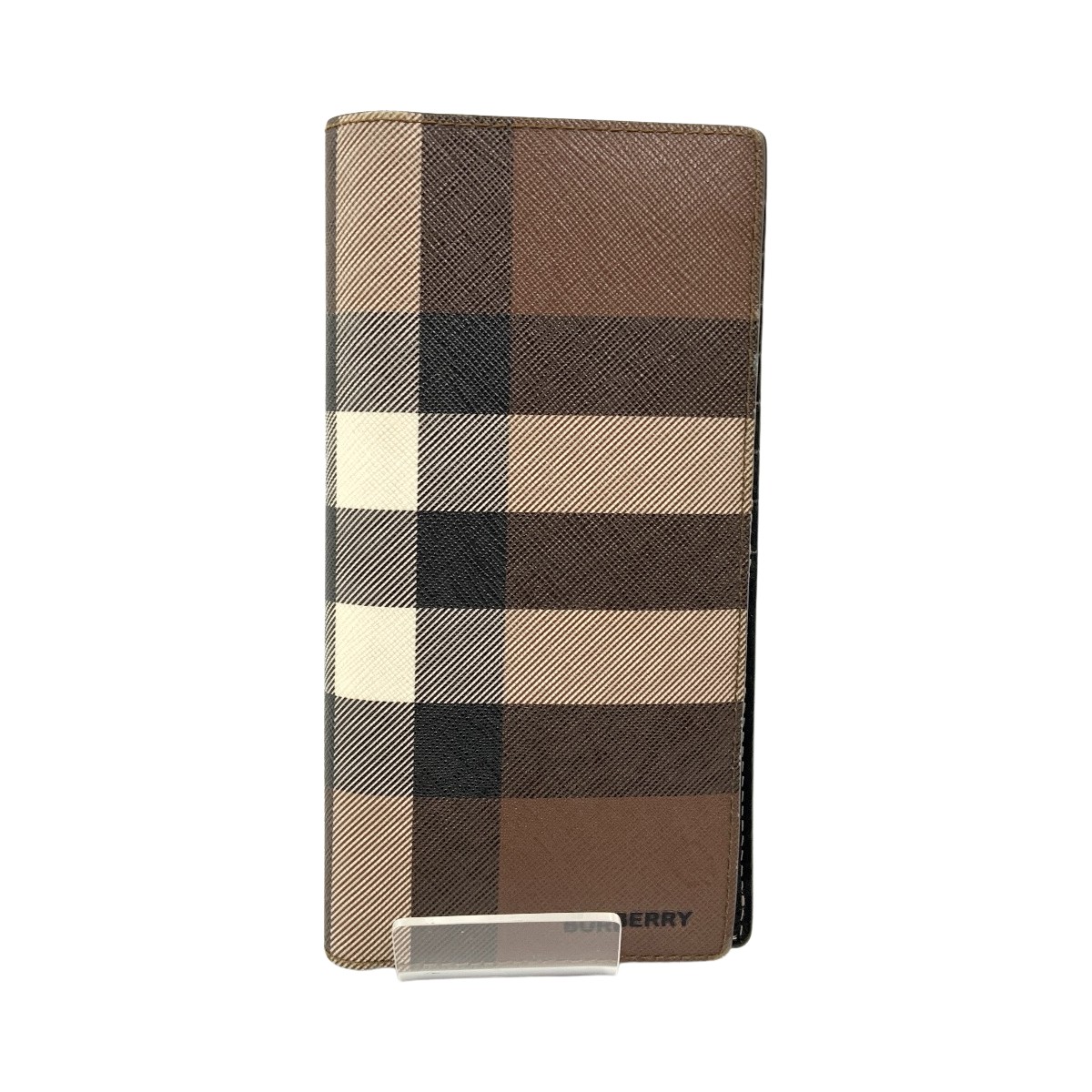 〇〇【中古】BURBERRY バーバリー キャベンディッシュ ロングウォレット 二つ折り銭入れ  8052803 赤銅色 B位置づける