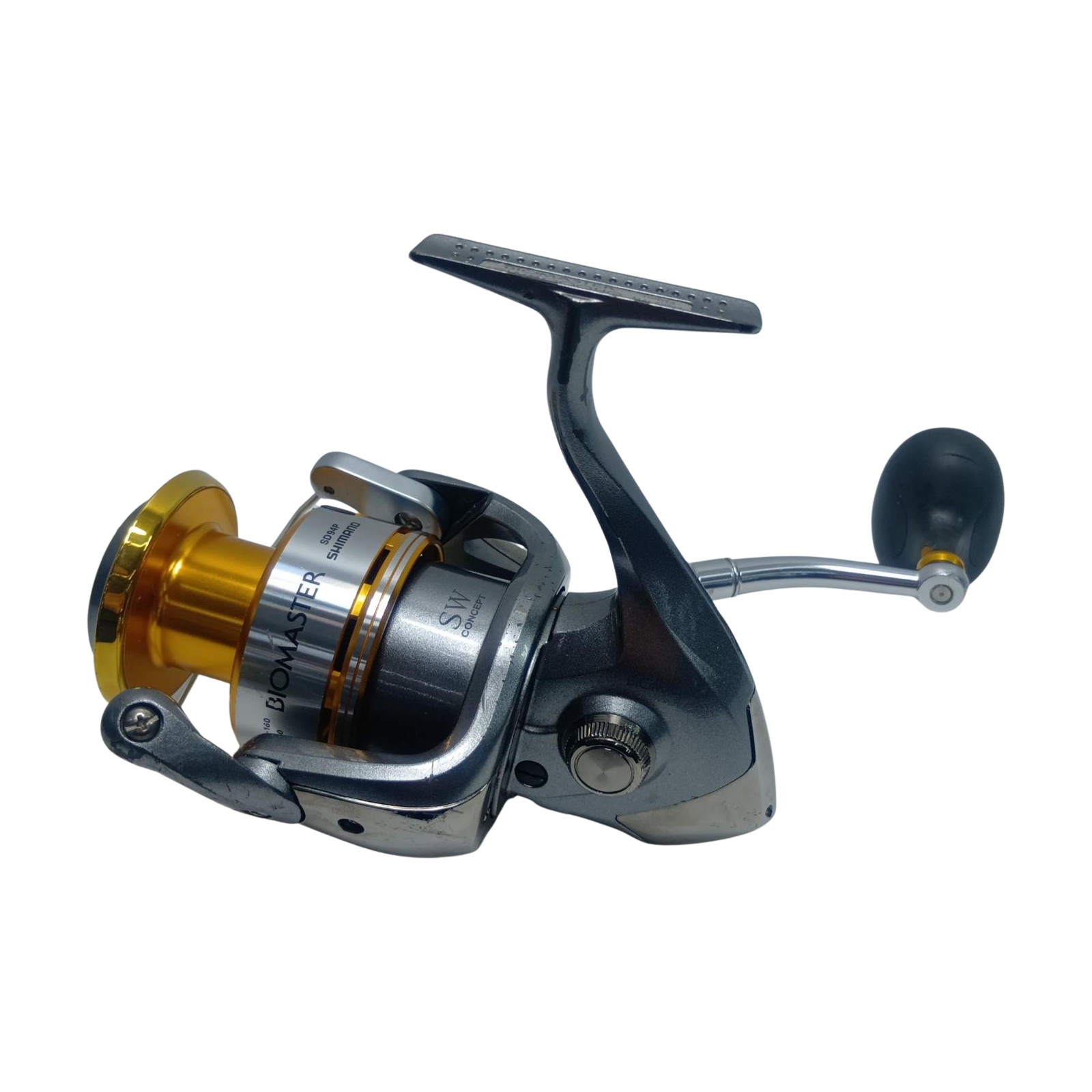 【中古】SHIMANO シマノ 10バイオマスターSW8000HG キズ・サビ有 程度C ※スプール傷有 02614 Cランク