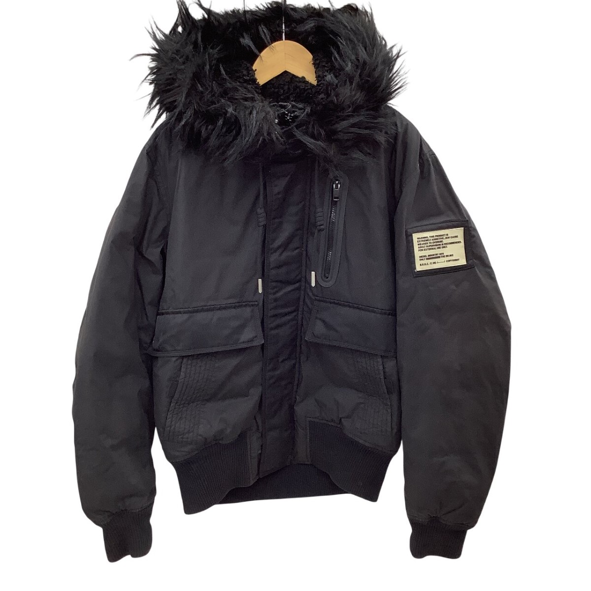 【中古】DIESEL ディーゼル メンズ 上衣 SIZE L 黒いこと B序列付ける