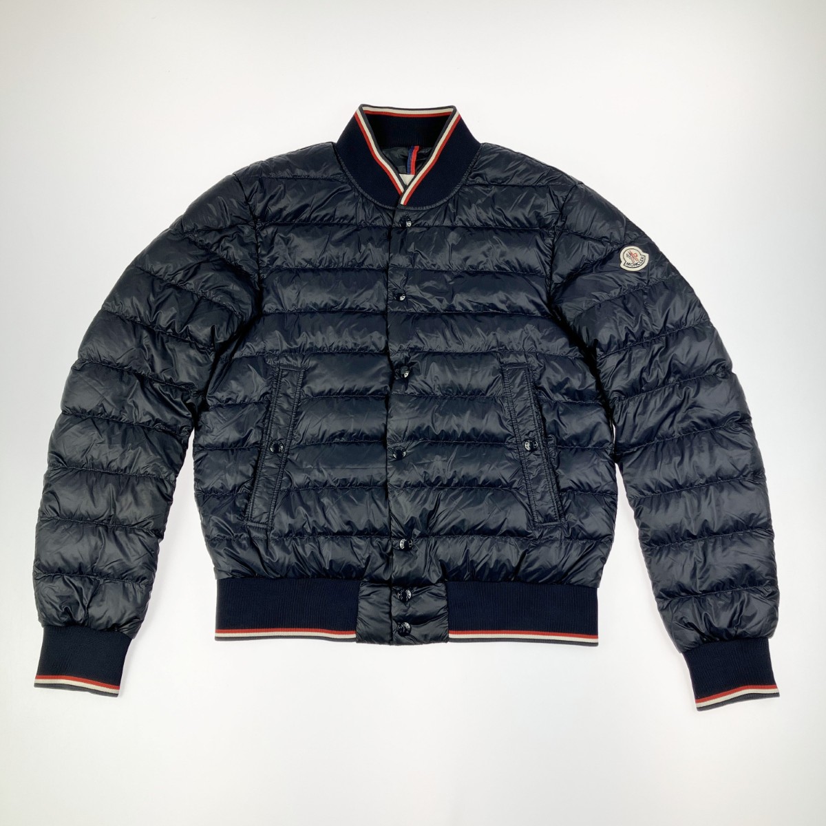 ▽▽【中古】MONCLER モンクレール ダウンジャケット AUBRY GIUBBOTTE 2 D10914032199 ネイビー Aランク