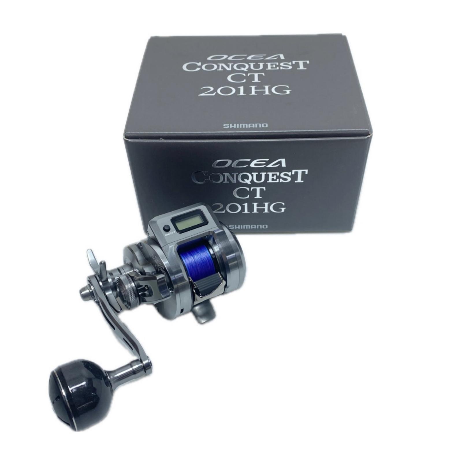 §§【中古】SHIMANO シマノ 25オシアコンクエストCT 201HG 047717 ベイトリール 程度AB 箱付 Bランク