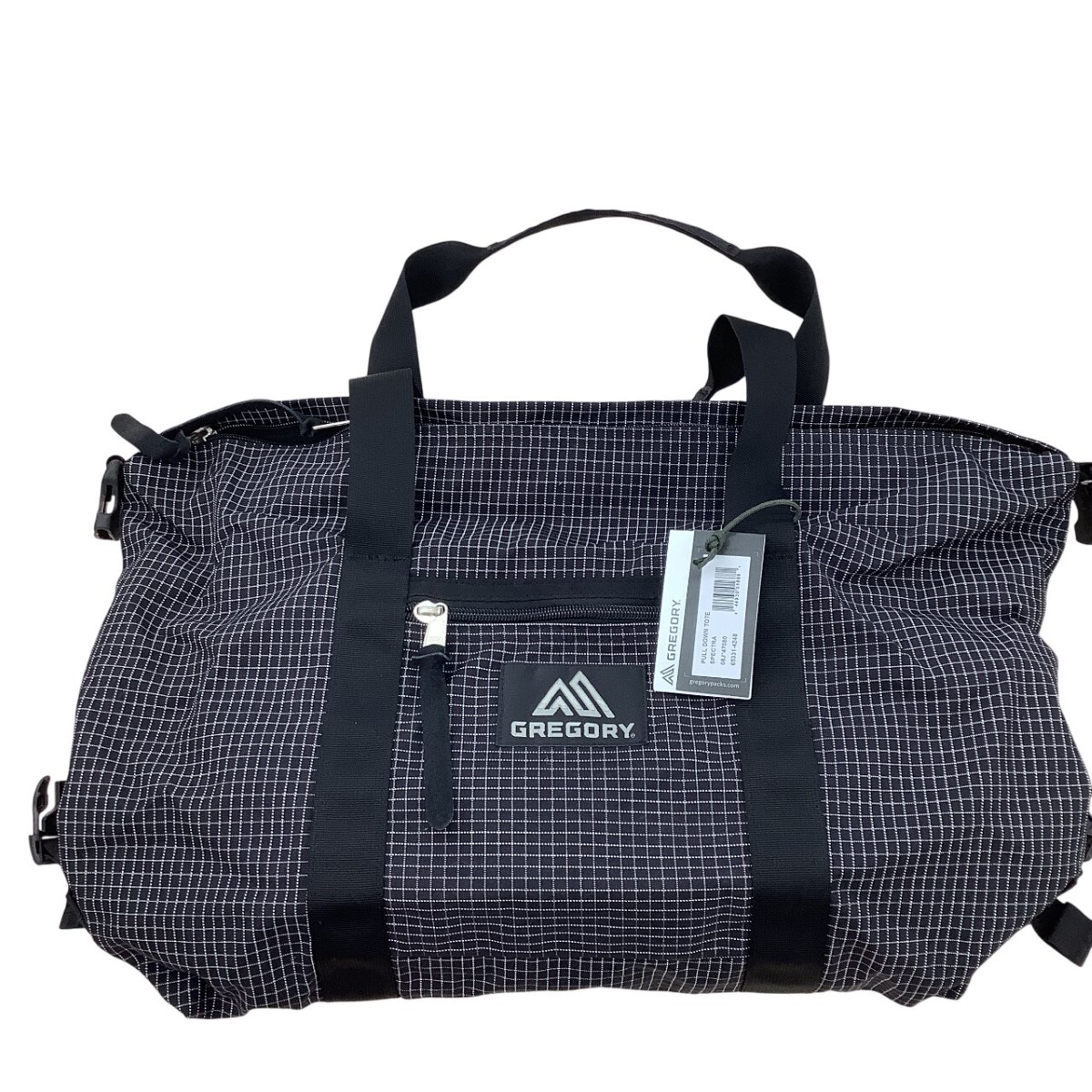 【中古】GREGORY グレゴリ 未使用 タグ付き トートバッグ ブラック Sランク