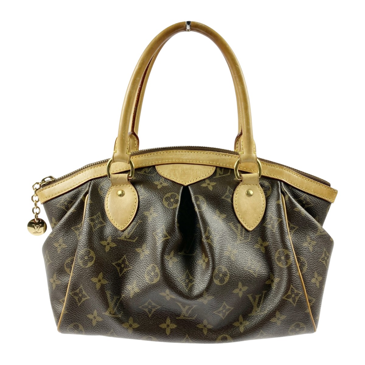 【中古】LOUIS VUITTON ルイヴィトン ハンドバッグ モノグラム ティヴォリPM M40143 ブラウン Cランク