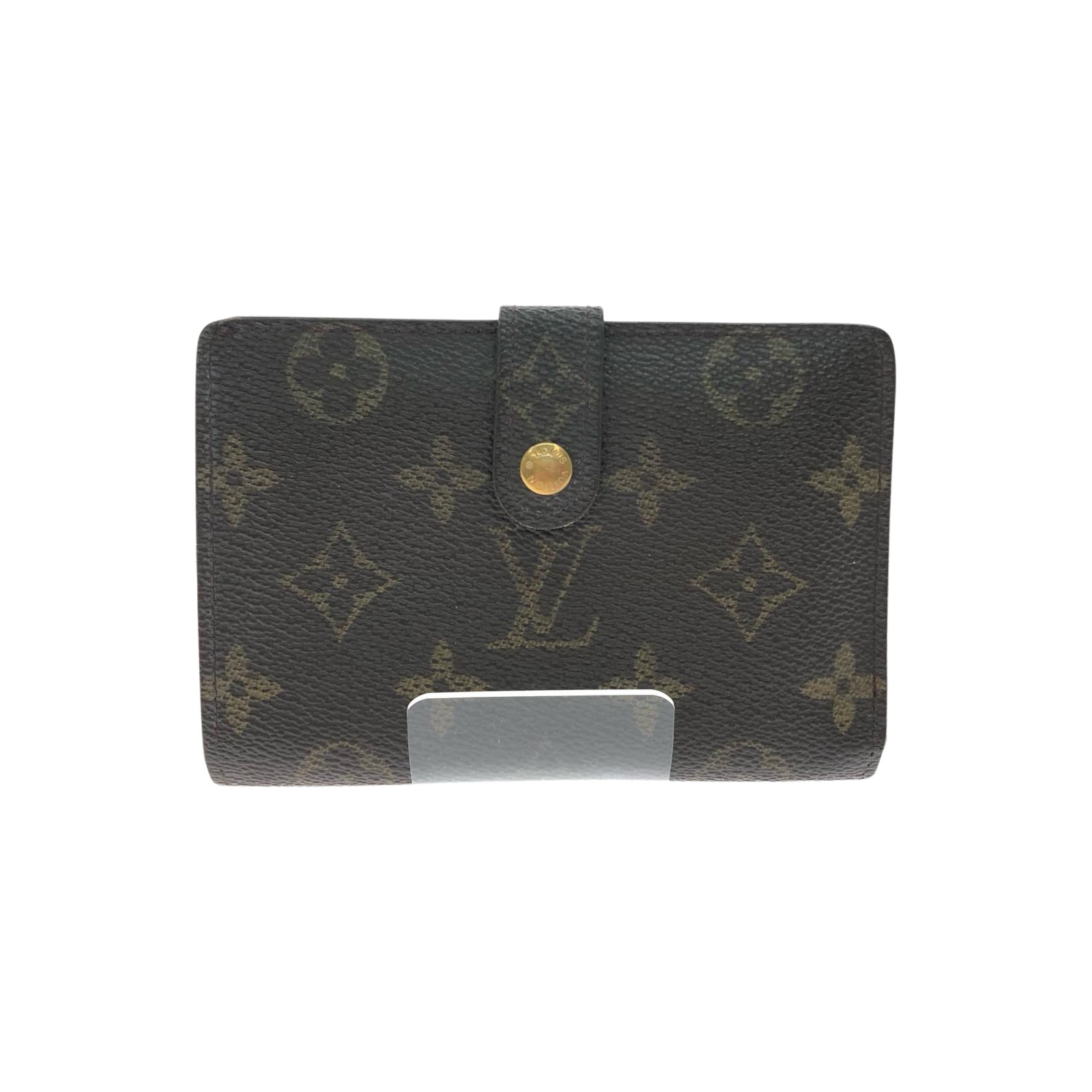 ▼▼【中古】LOUIS VUITTON ルイヴィトン レディース 二つ折り財布 がま口財布 モノグラム ポルトモネ・ビエ ヴィエノワ M61663 ブラウン Bランク