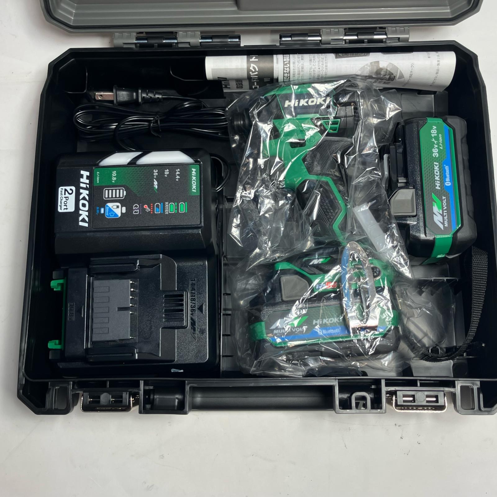 【中古】HiKOKI ハイコーキ WH36DD グリーン Sランク
