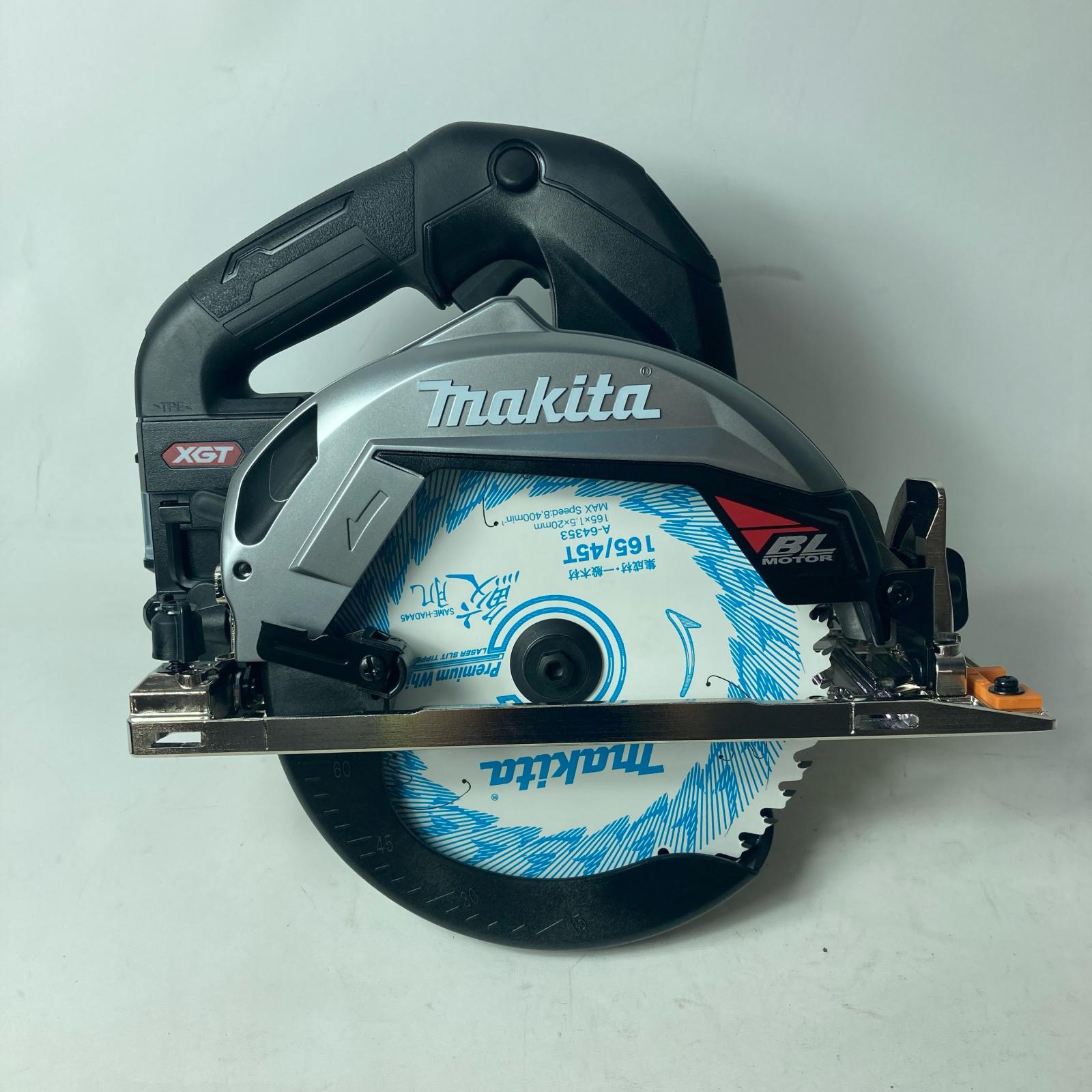【中古】MAKITA マキタ 申し受ける式丸のこ HS001GRDXB 黒いこと 乾電池2個・申し受ける器・容れもの付 165粍 40V S位置づける