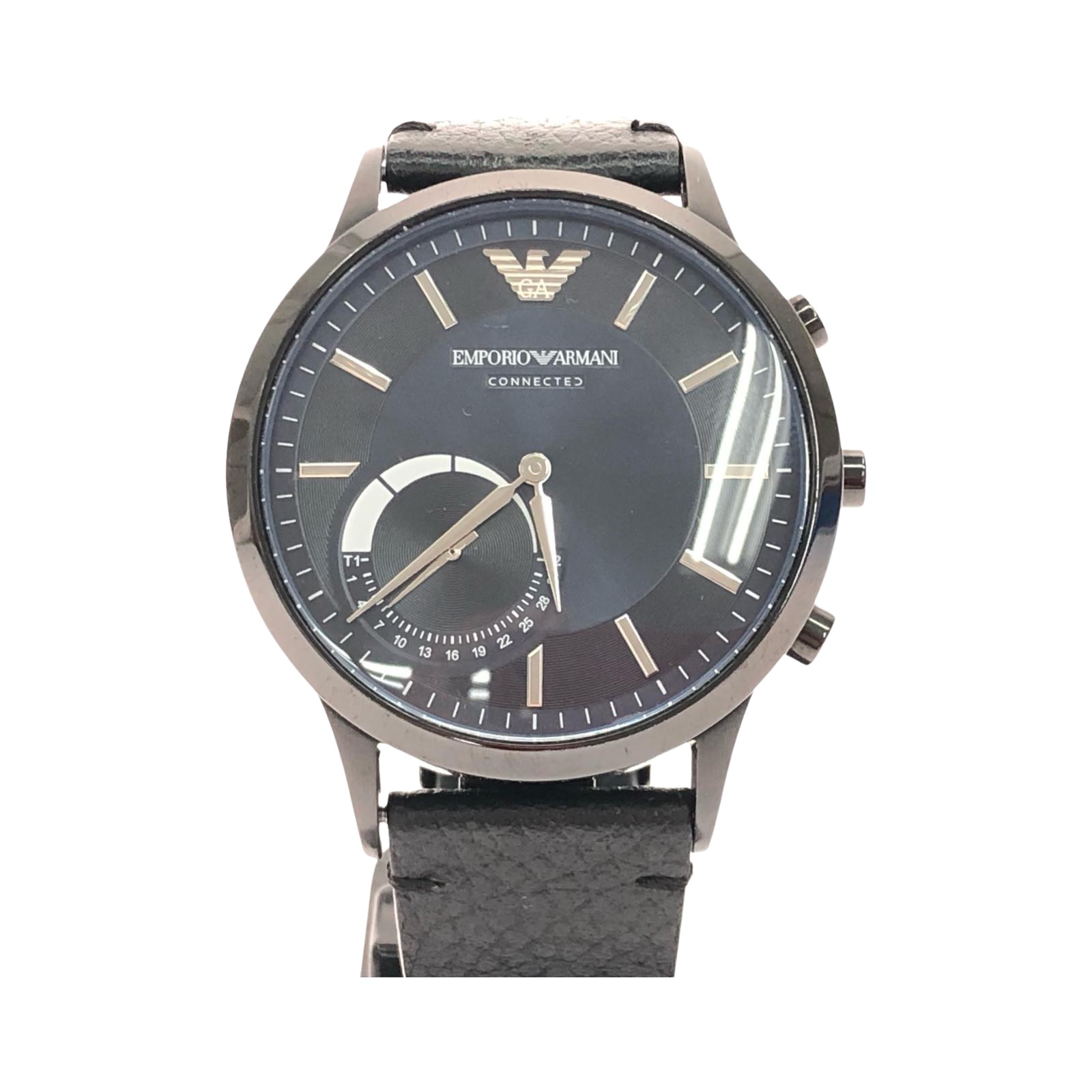 ▼▼【中古】EMPORIO ARMANI エンポリオアルマーニ メンズ腕時計 クオーツ ハイブリッドスマートウォッチ ART3004 Bランク