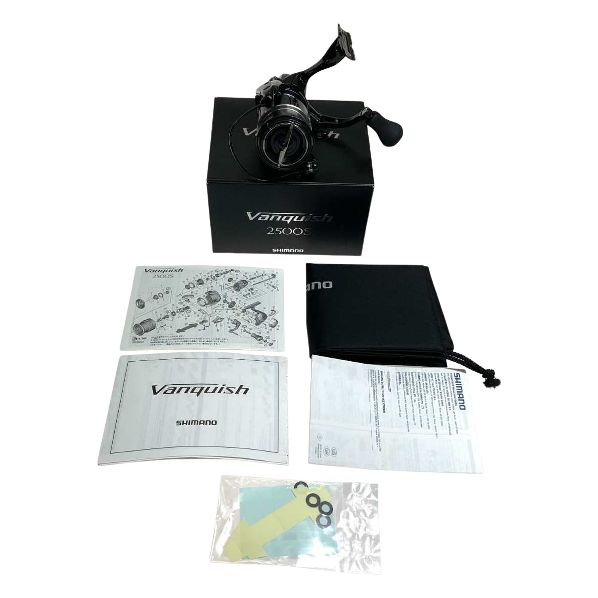 ●●【中古】SHIMANO シマノ スピニングリール　19 バンキッシュ 2500S 03955 Aランク