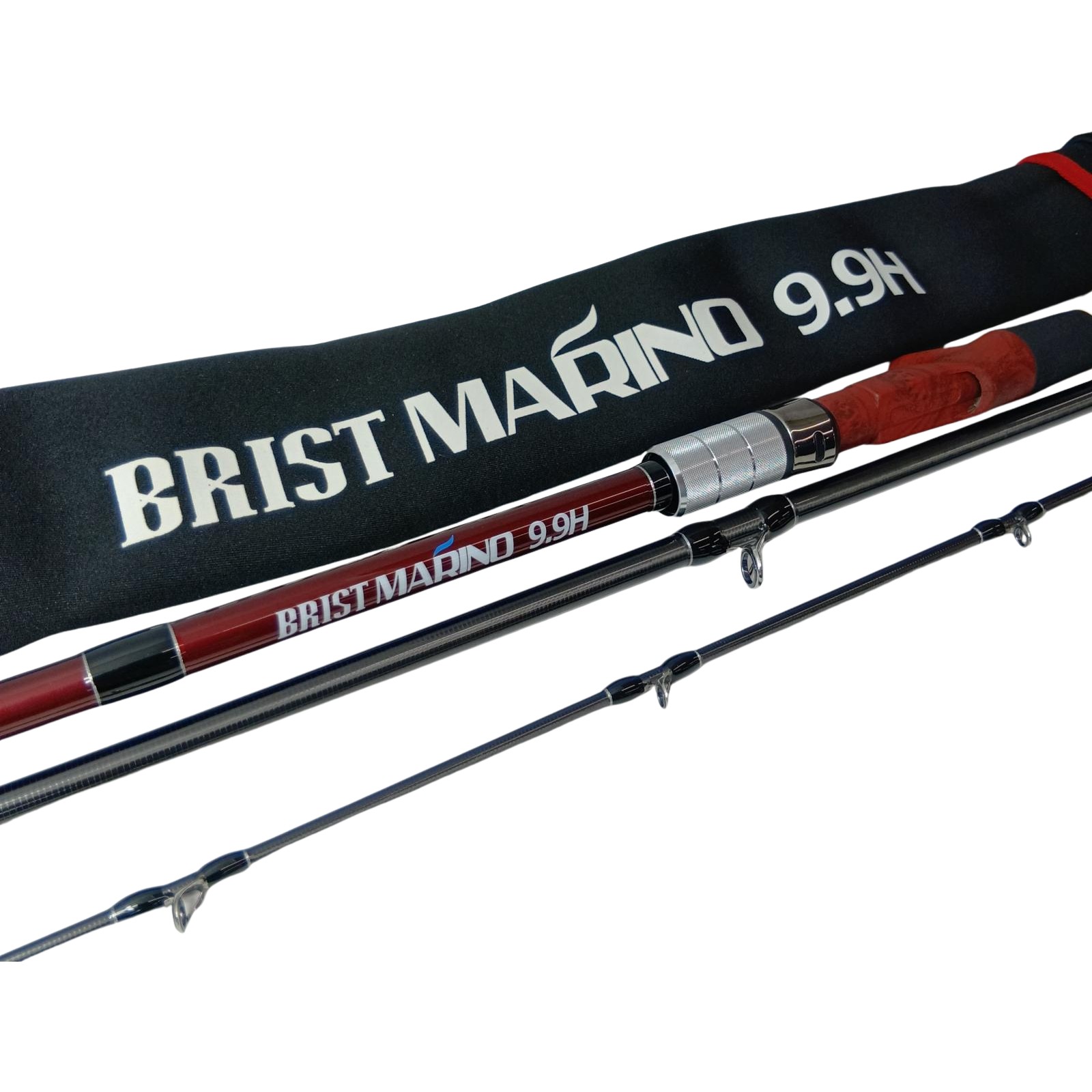 【中古】Fishman フィッシュマン シーバスロッド BRIST MARINO 9.9h ブリ同盟罷業 マリノ 竿袋付 B序列付ける