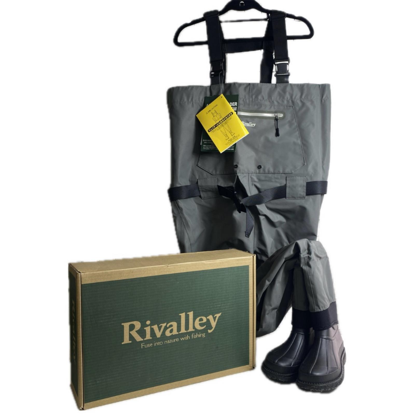 §§【中古】Rivalley リバレイ RV 3D チェストハイウェーダー M/25.5 薄墨色 5353 座標軸B B価値づける