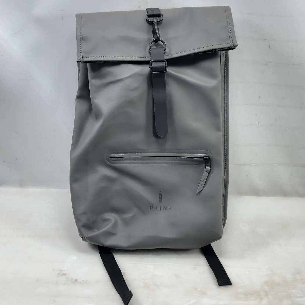 ΣΣ【中古】RAINS レインズ ロールトップリュックサック 防水PU Bランク