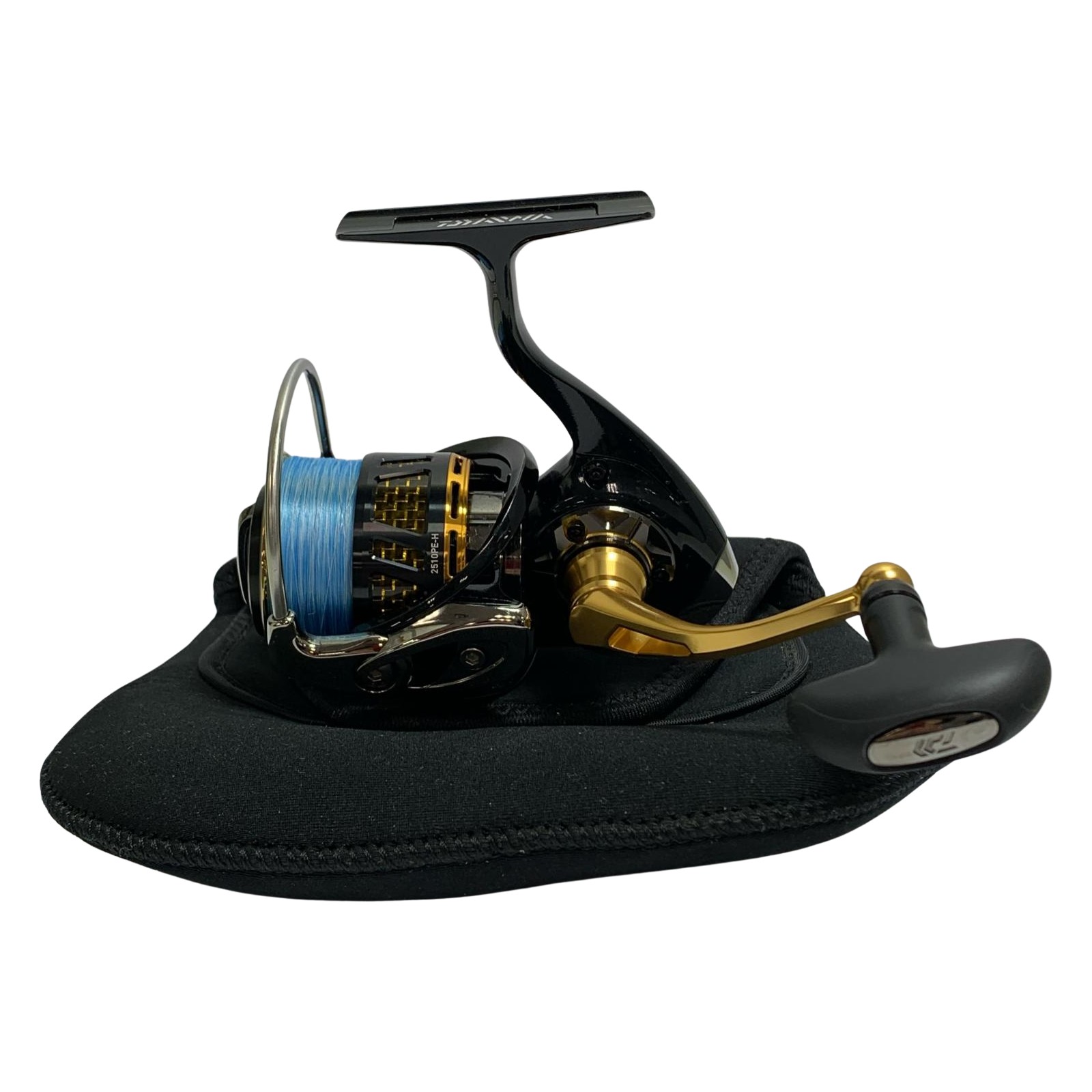 【中古】DAIWA ダイワ モアザン2510PE-H スピニングリール　若干キズ有 リールポーチ付 056144 Aランク