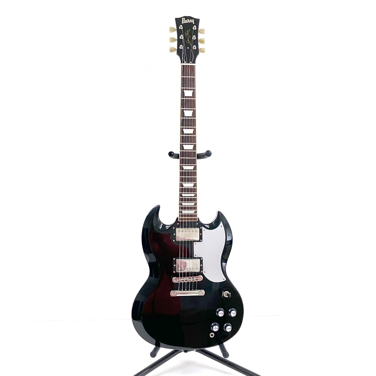 【中古】burny バーニー Super Grade エレキギター SGタイプ Bランク