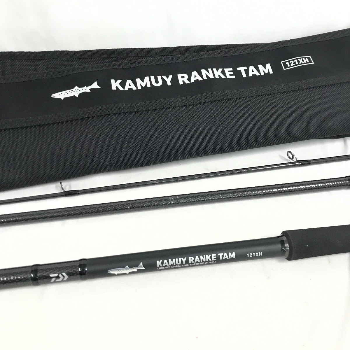 【中古】DAIWA ダイワ 22カムイトゥクシー ランケタム121XH キズ有 魚釣り装置 極点 ルアーロッド 05809535 C序列付ける