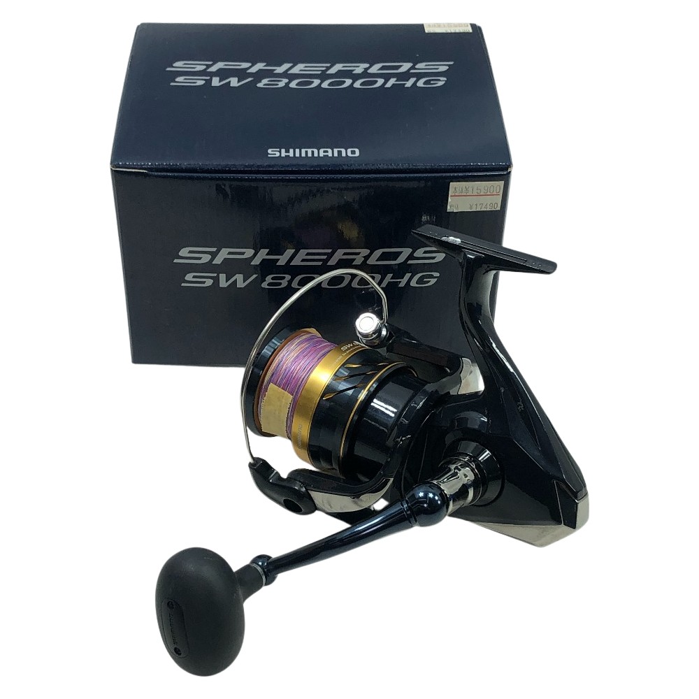 【中古】SHIMANO シマノ スピニングリール 21スフェロスSW 8000HG 043658 Bランク