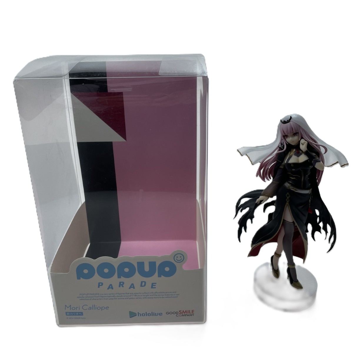 【中古】GOOD SMILE COMPANY グッドスマイルカンパニー GOOD SMILE COMPANY ホロライブ 森カリオペ 程度B POPUP PRADE フィギュア Bランク