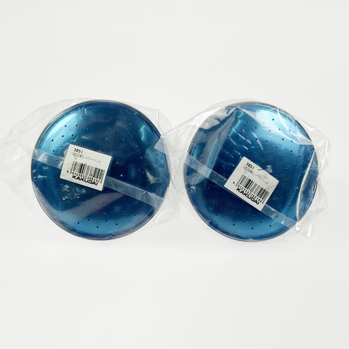 【中古】KAKUDAI カクダイ G型回転シャワーヘッド 3851 2個セット Sランク