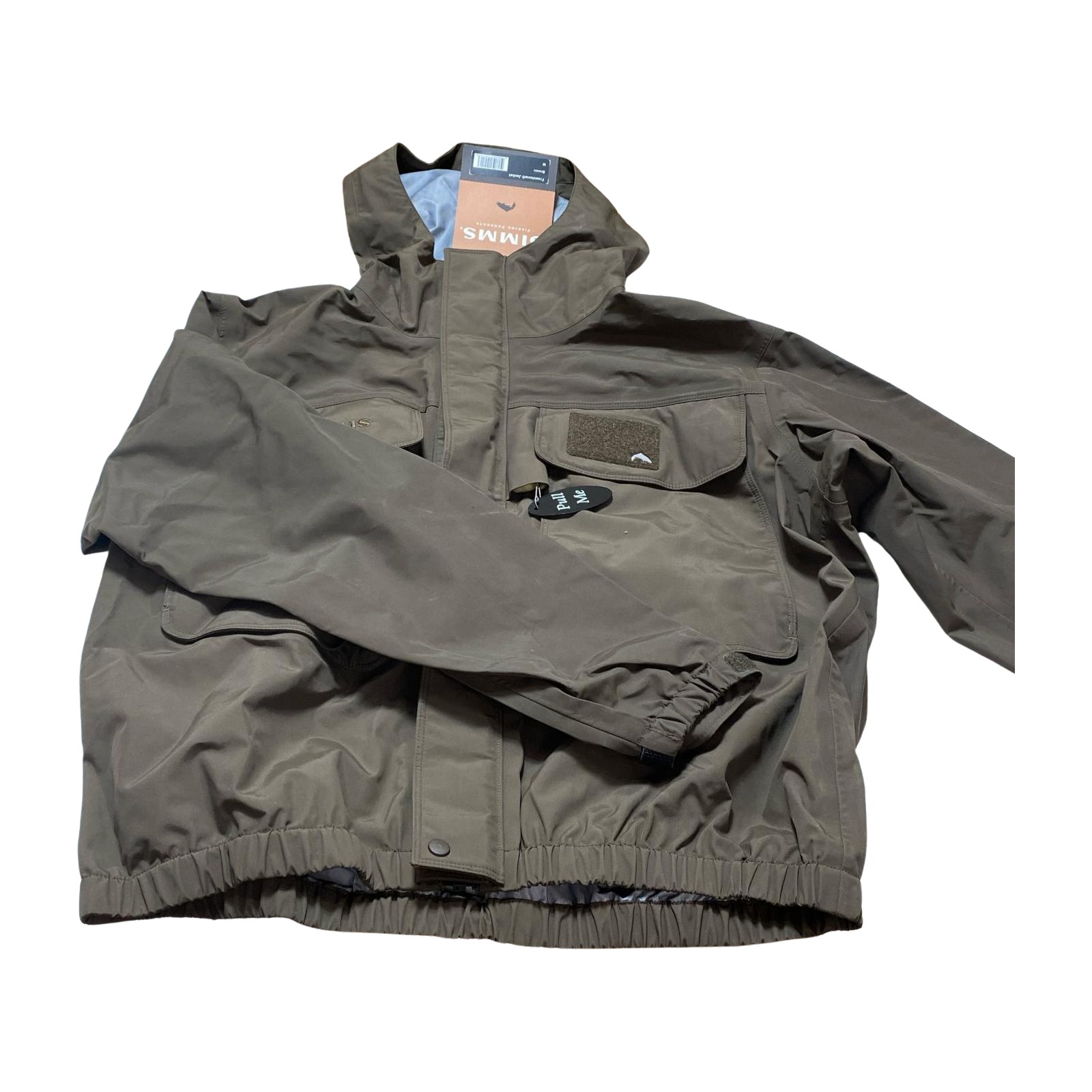 【中古】SIMMS フィッシングウェア  フリーストーンジャケット ブラウン Bランク