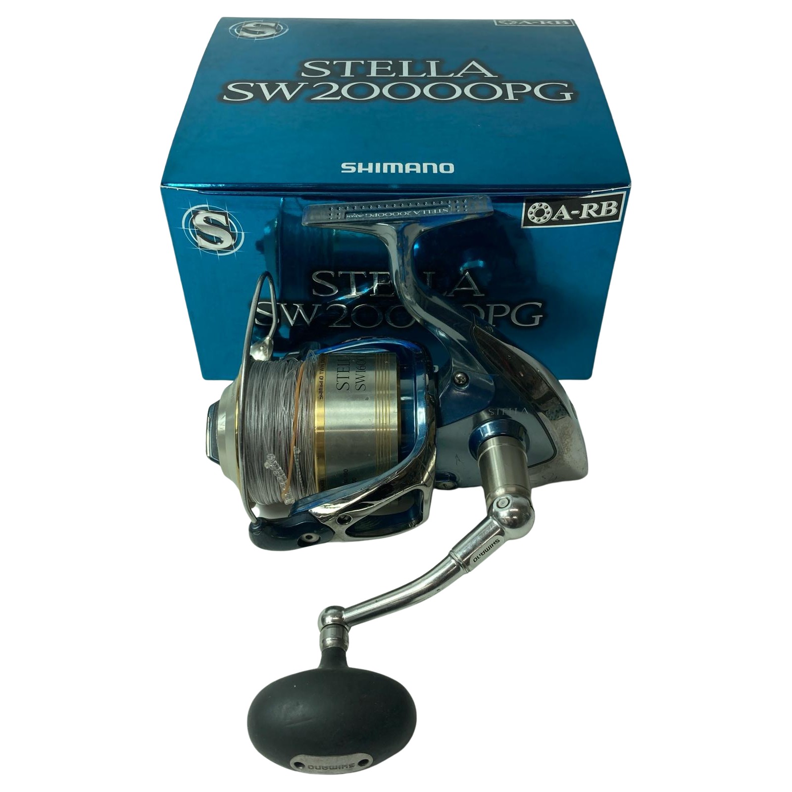【中古】SHIMANO シマノ スピニングリール 01中心柱SW 20000PG 木管/SW16000 箱付き添い人 C位置づける