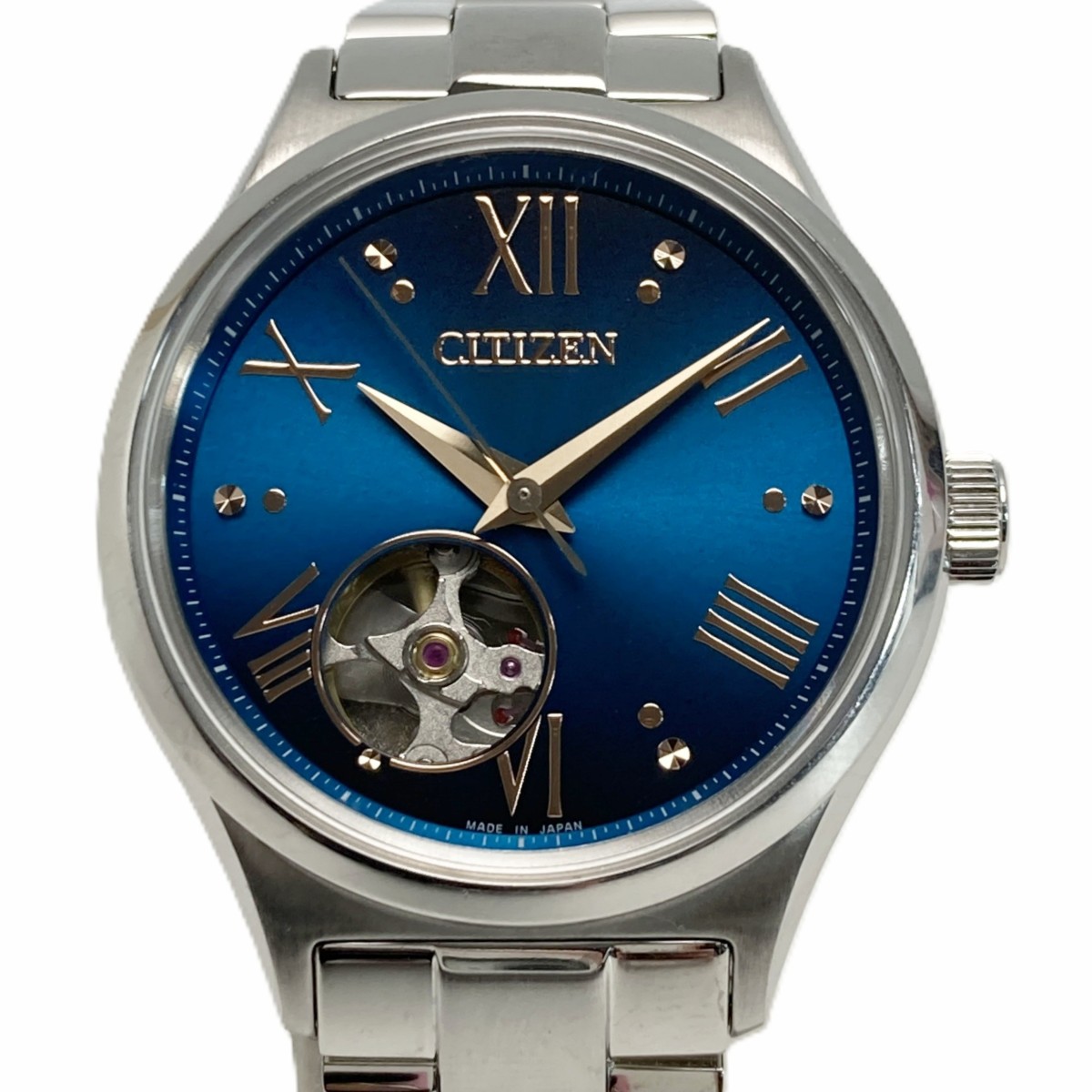 【中古】CITIZEN シチズン コレクション 金碧珠 限定モデル PC1010-52L 自動巻き レディース 腕時計 Bランク