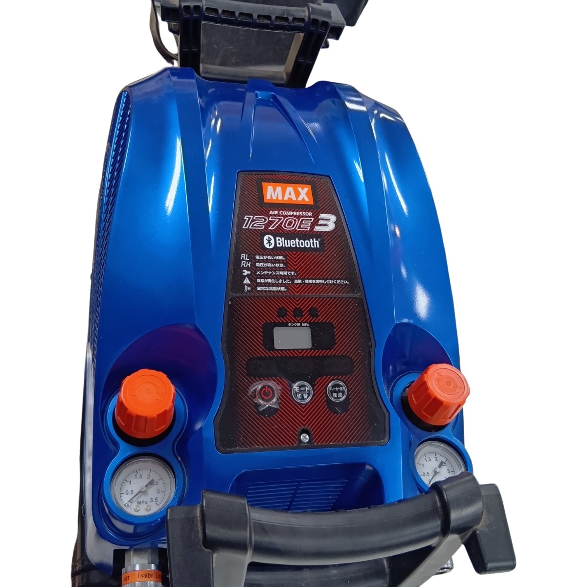 【中古】MAX マックス 物の具 大気圏物の具 コンプレッサー AK-HH1270E3 青碧 座標軸A 本体のみ 高圧 100v B序列付ける