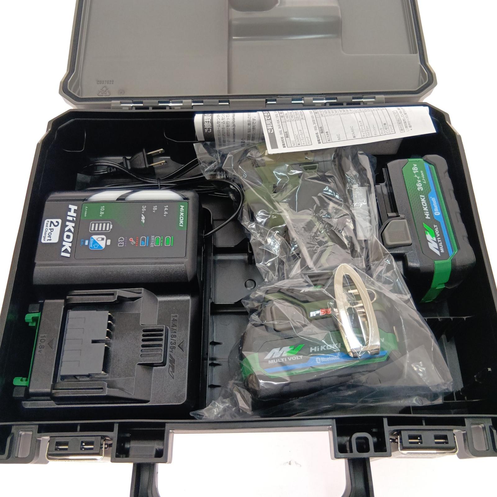 【中古】HiKOKI ハイコーキ コードレスインパクトドライバ　36Ｖ 36DD グリーン Sランク 32,747円