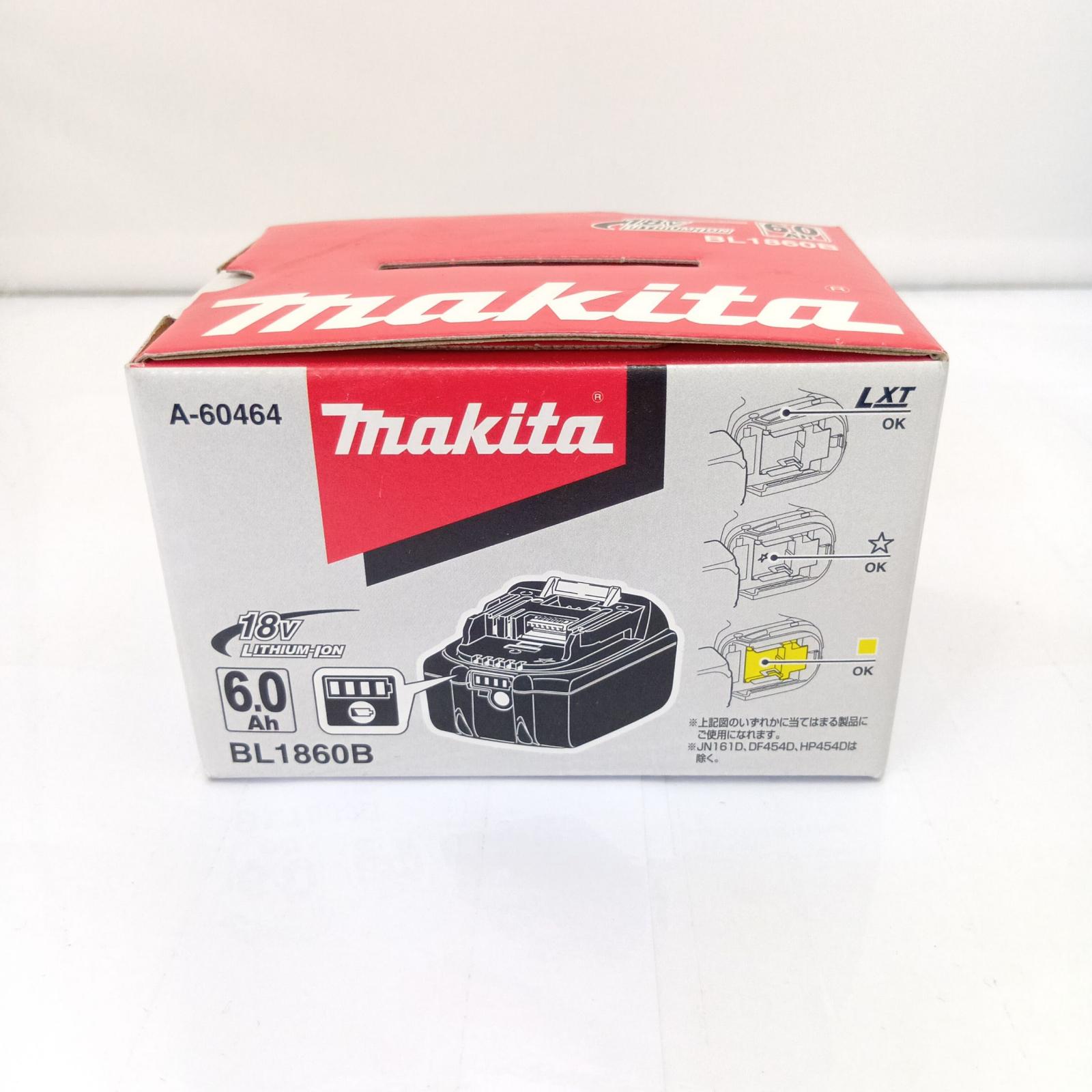 【中古】MAKITA マキタ 蓄電池18V 6.0Ah BL1860B S序列付ける