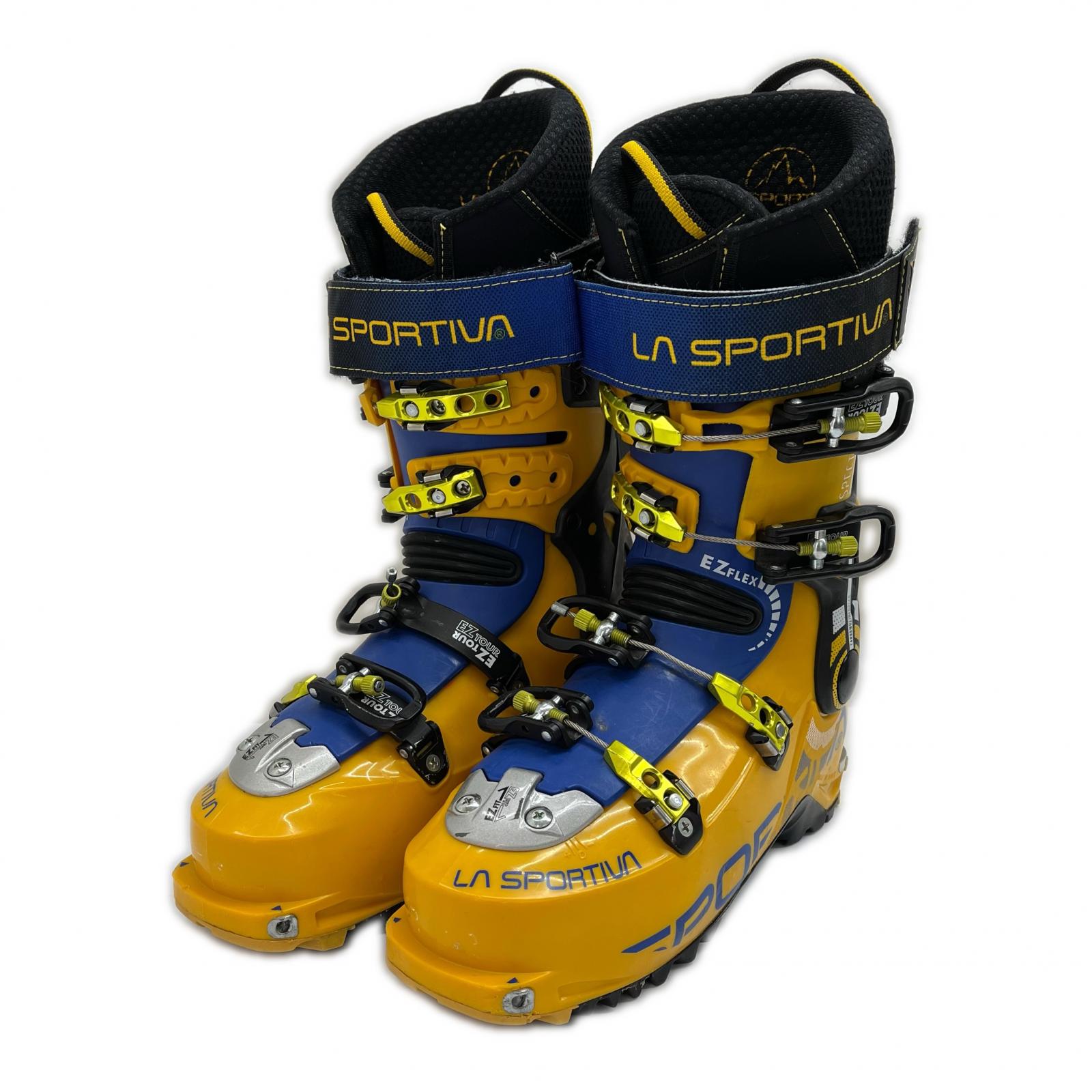 【中古】天使の都市 SPORTIVA バックカントリースキーブーツ EZ TOUR ソールサイズ284粍 黄味がかった/青 B価値づける