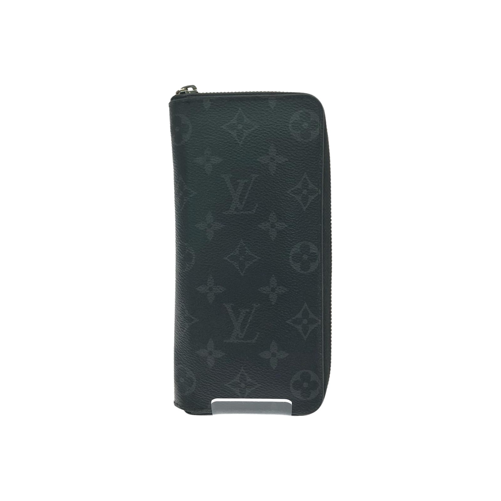 【中古】LOUIS VUITTON ルイヴィトン メンズ 長紙入れ ラウンドジッパー モノグラム 掩蔽 ヴェルティカル  M62295 黒いこと B序列付ける
