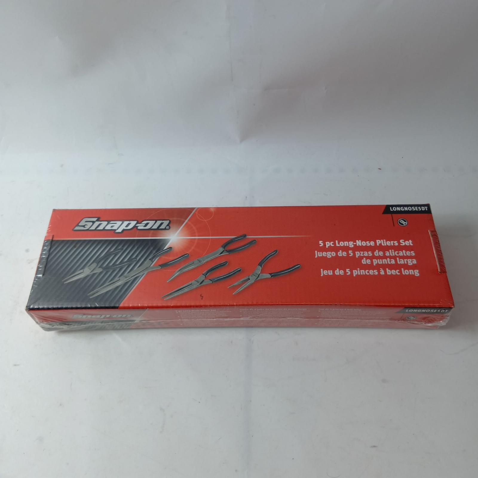 【中古】Snap-on スナップオン 御手手物の具 ロングノーズプライヤー LONGNOSE5DT ともし火薄墨色 S序列付ける