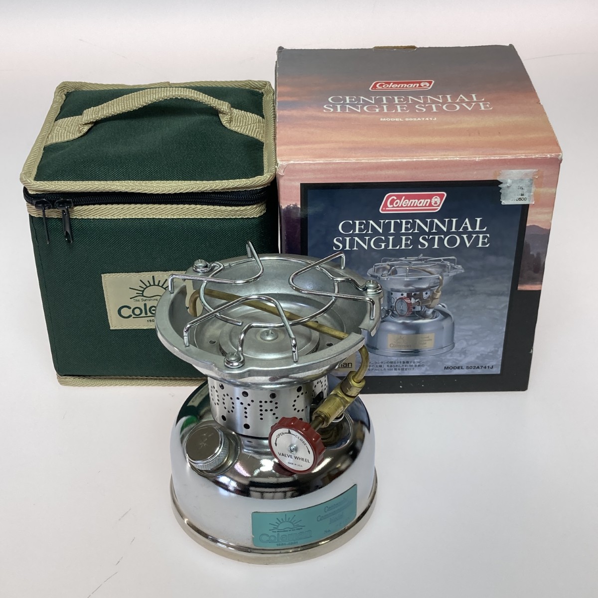 【中古】Coleman 電話を掛けるマン ガソリンシングルバーナー センテニアル シングル暖房器 100周年祝する 押さえるひな形 502A741J B位置づける