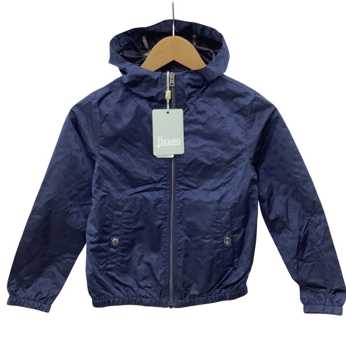 【中古】HERNO 未当て嵌める 曳き船付き添い人 地獄ノ キッズ ちびっ子 ナイロン前掛け SIZE 130珊 米国海軍 S位置づける