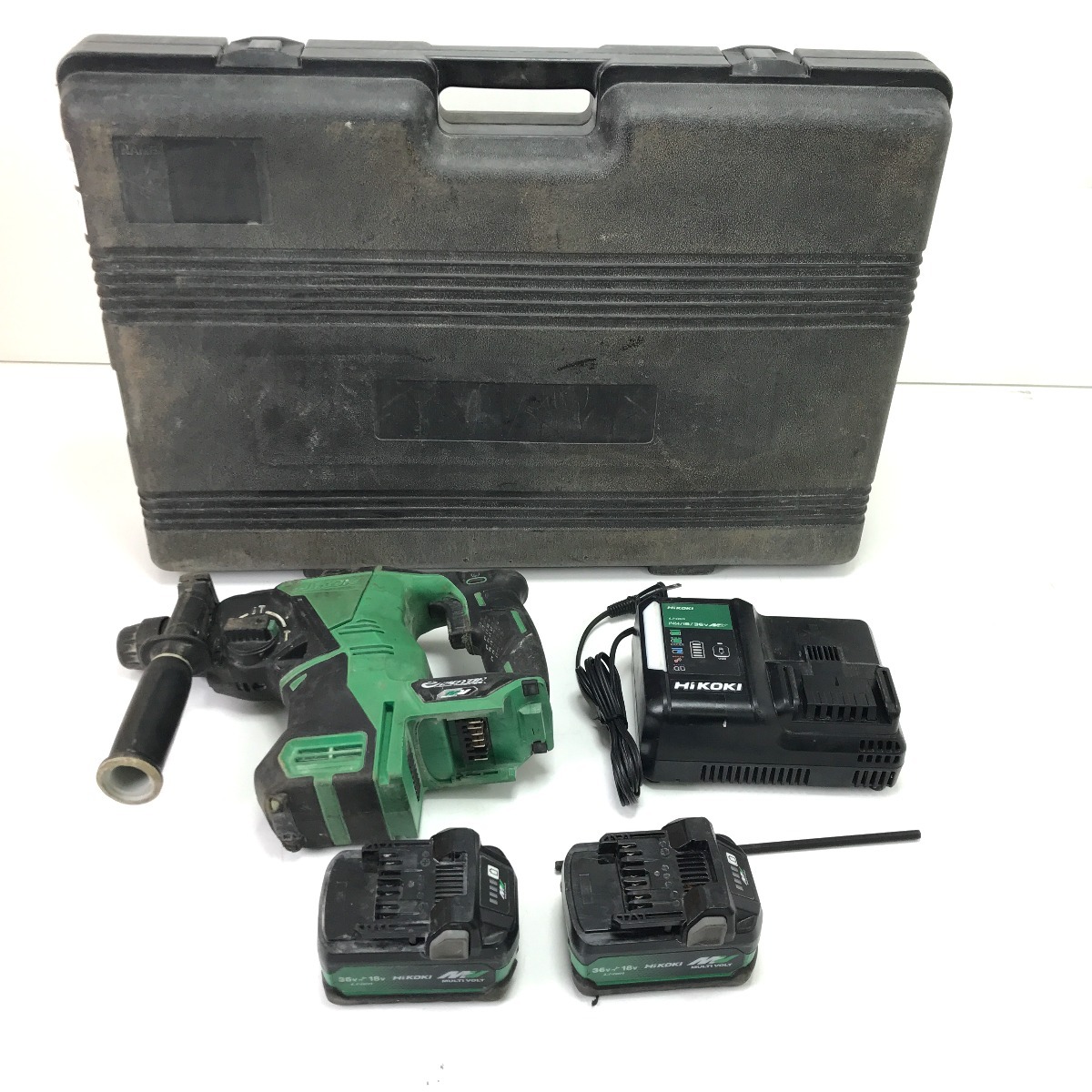 【中古】HiKOKI ハイコーキ ハンマドリル DH36DPA 緑であること B位置づける