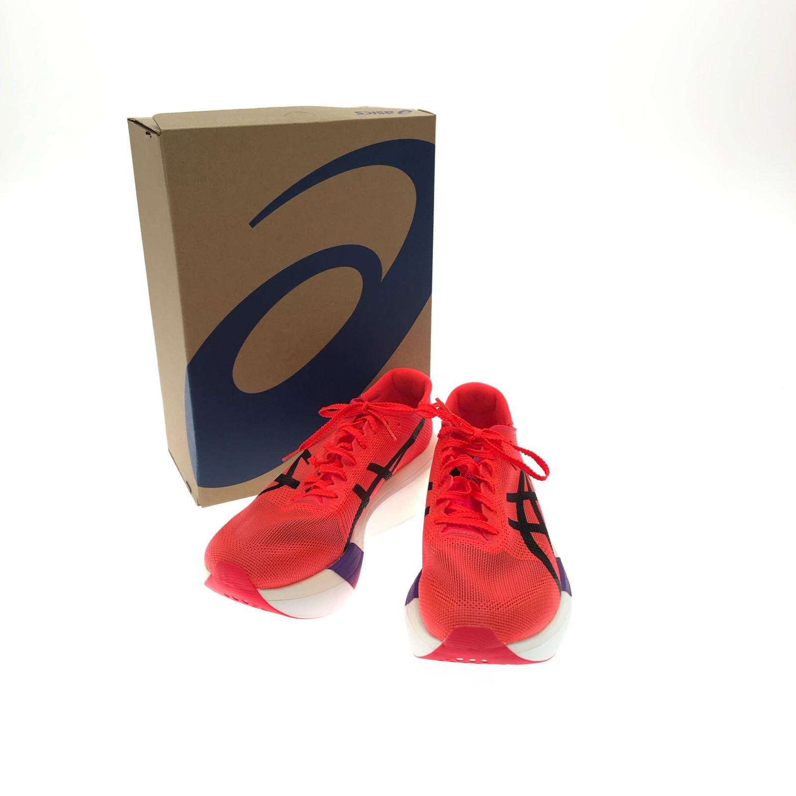 【中古】asics アシックス メンズスニーカー ランニング マラソン メタスピード エッジ トーキョー 27.5cm 1013A162-600 Aランク