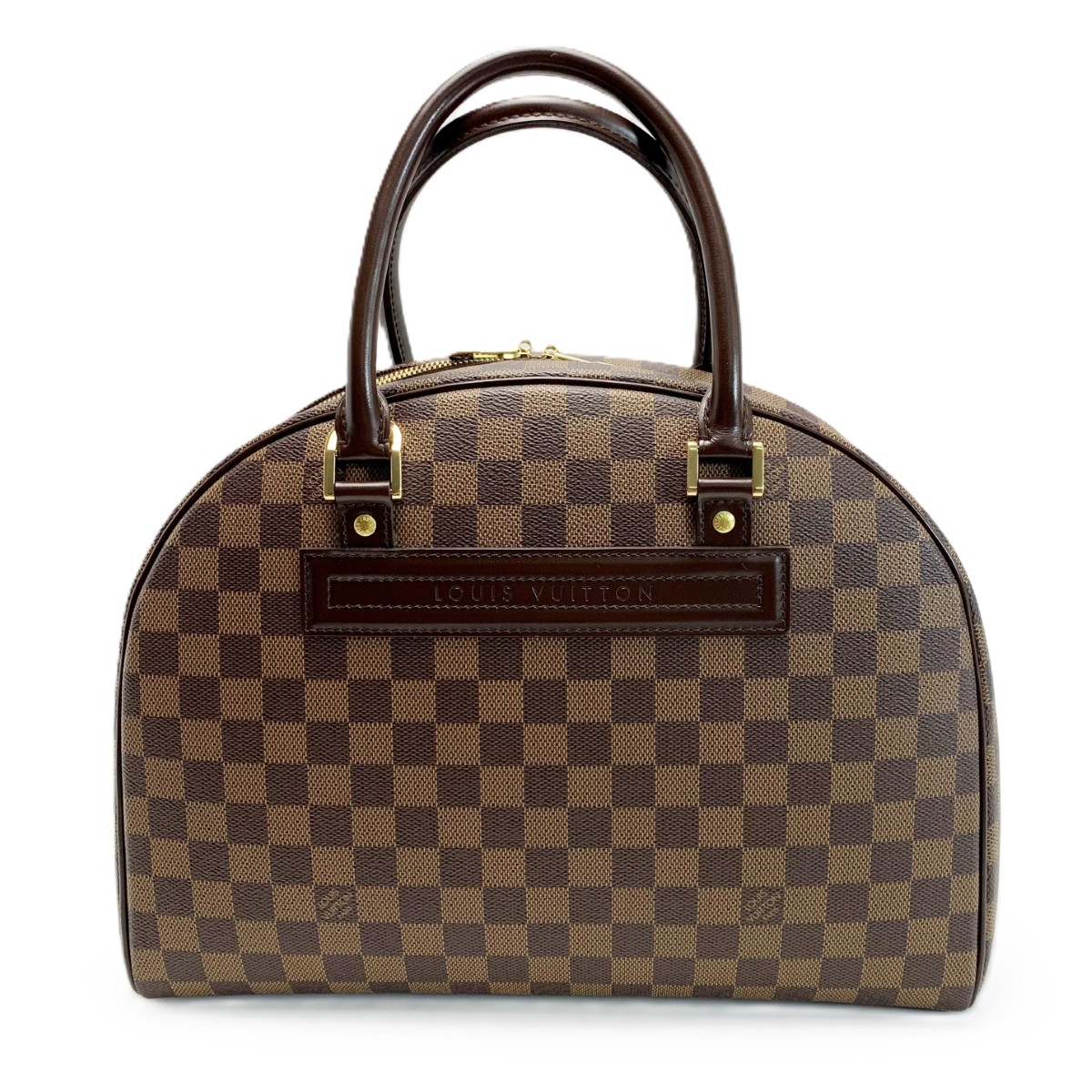 【中古】LOUIS VUITTON ルイヴィトン ダミエ ノリータ N41455 エベヌ ハンドバッグ Bランク｜リサイクルビッグバン店