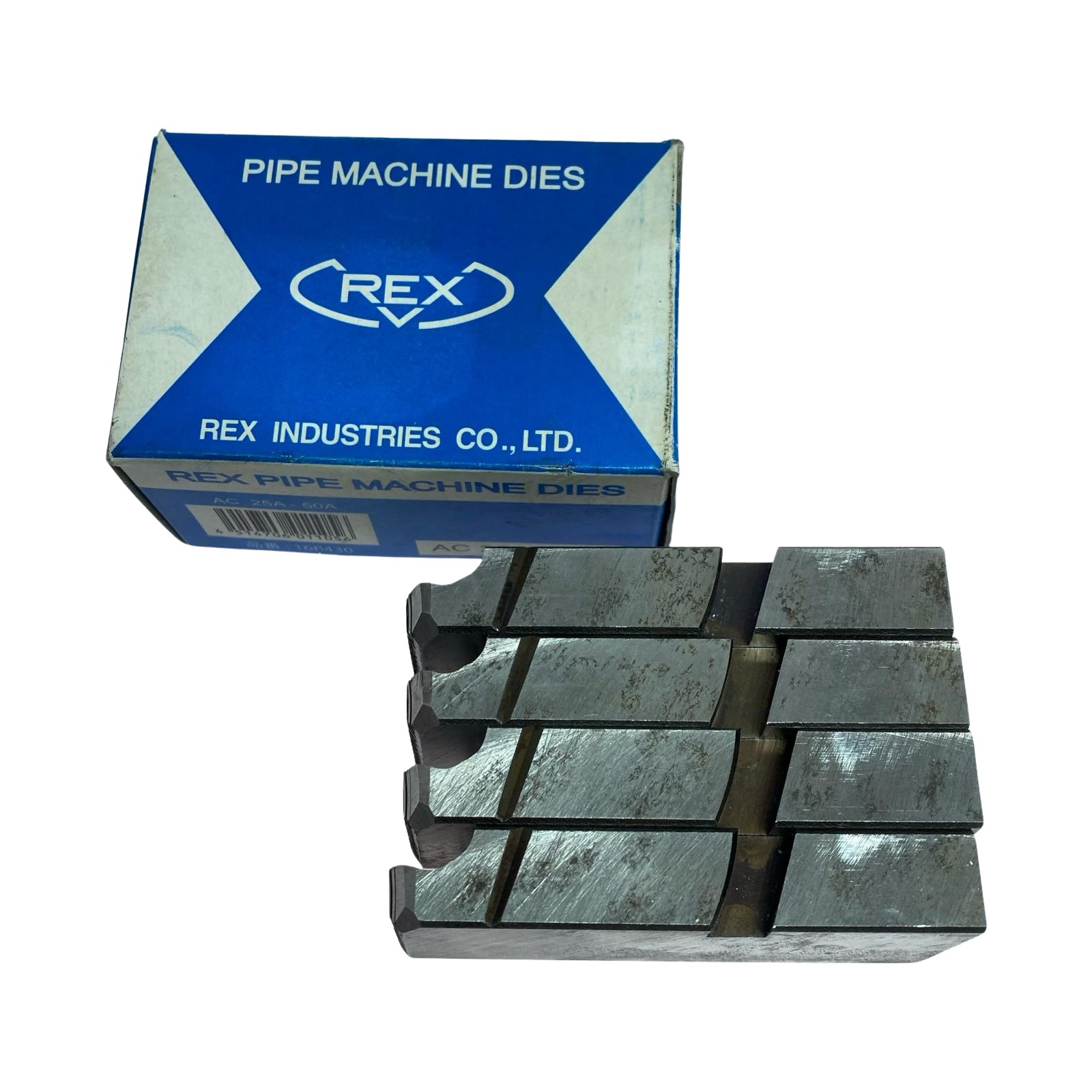 【中古】REX レッキス 自動切上チェーザ パイプマシンダイス AC25A50A Bランク