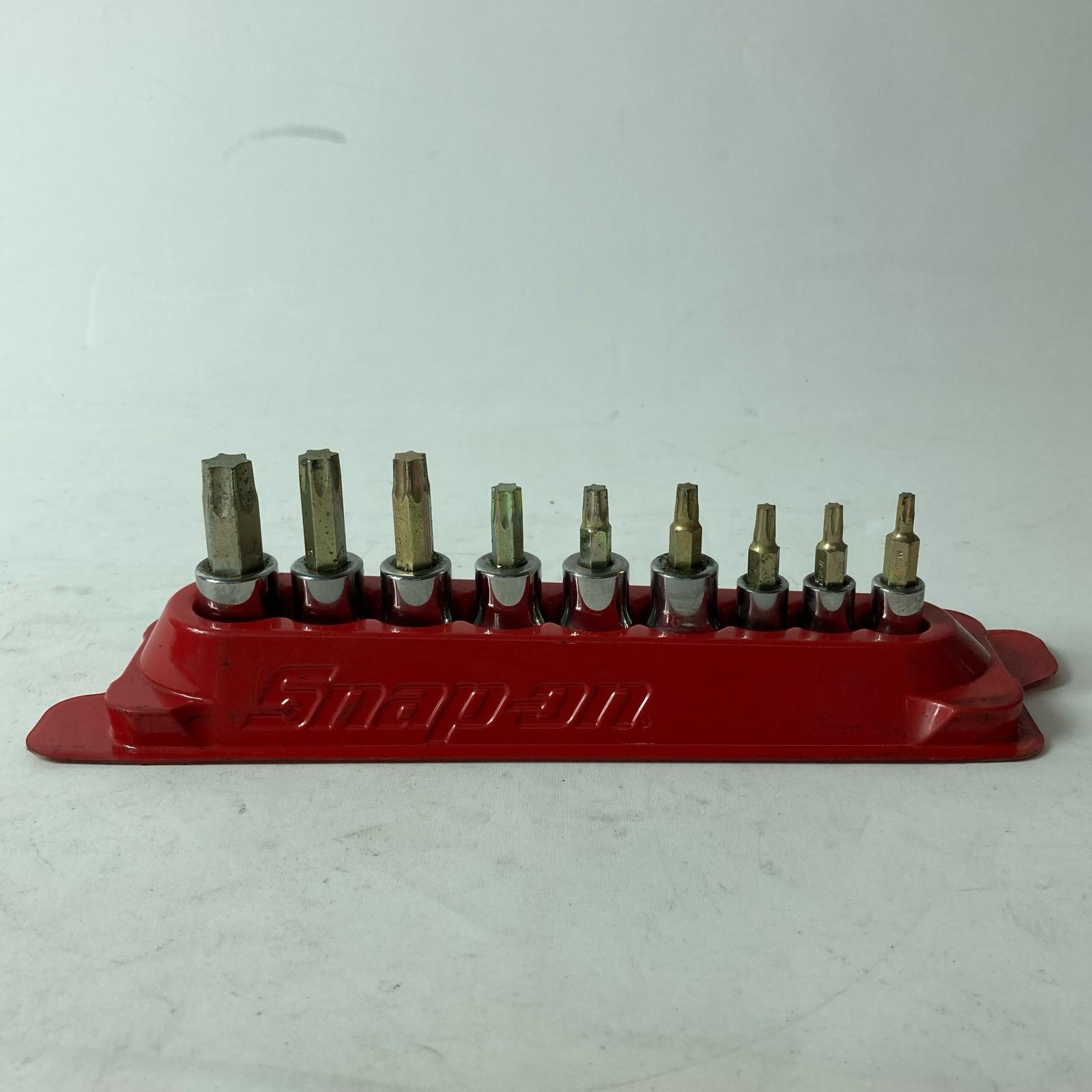 【中古】Snap-on スナップオン トルクス 9個書き割り FTXB T55W T50W T45W T40W T30W T27W T25W T20W T15W 磁石保持者付 C位置づける