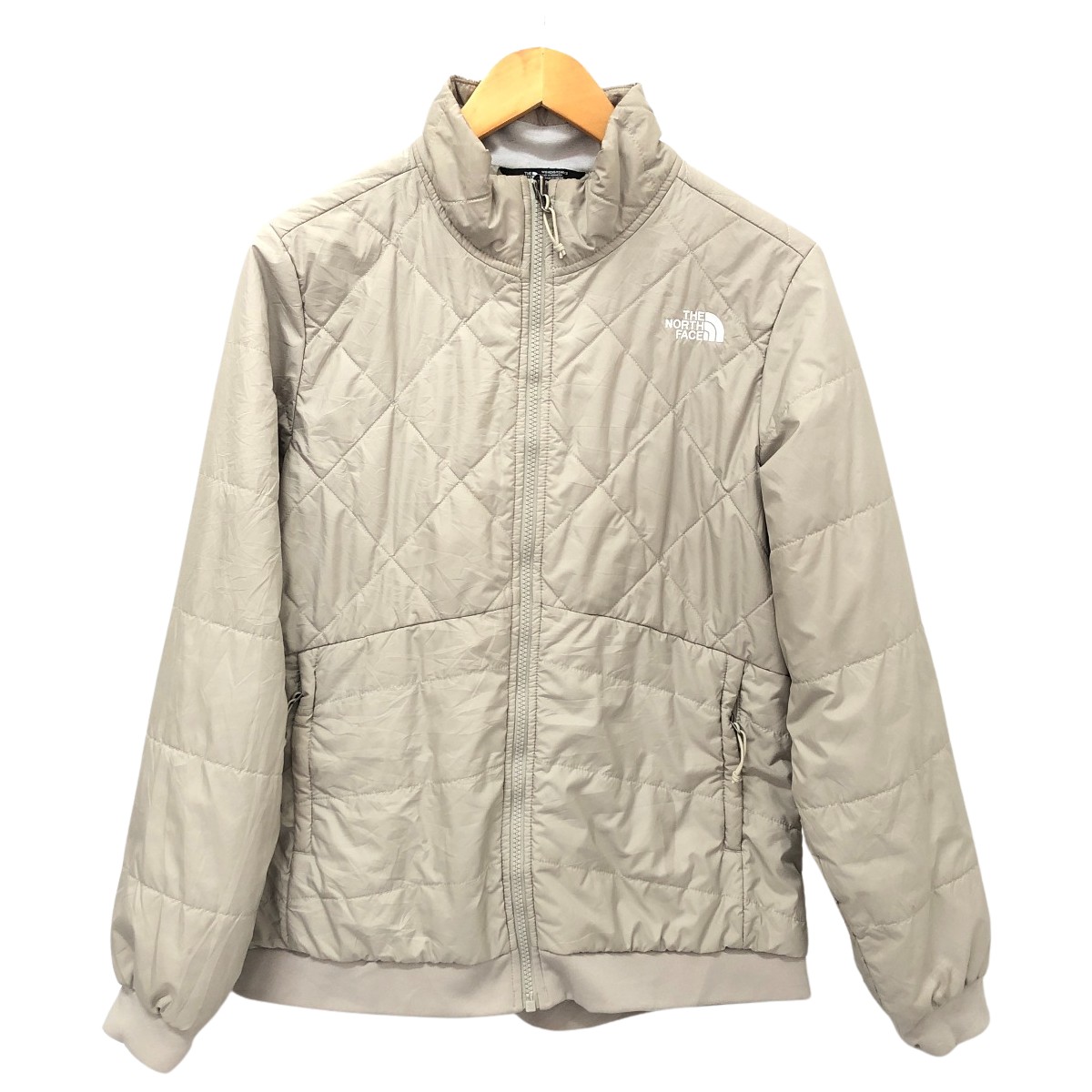 【エントリーポイント10倍｜7/19 20:00-7/26 1:59】【送料無料】【中古】THE NORTH FACE ザノースフェイス ジャケット 中綿ジャケット SIZE L NF0A2SVJ ベージュ Cランク｜リサイクルビッグバン店